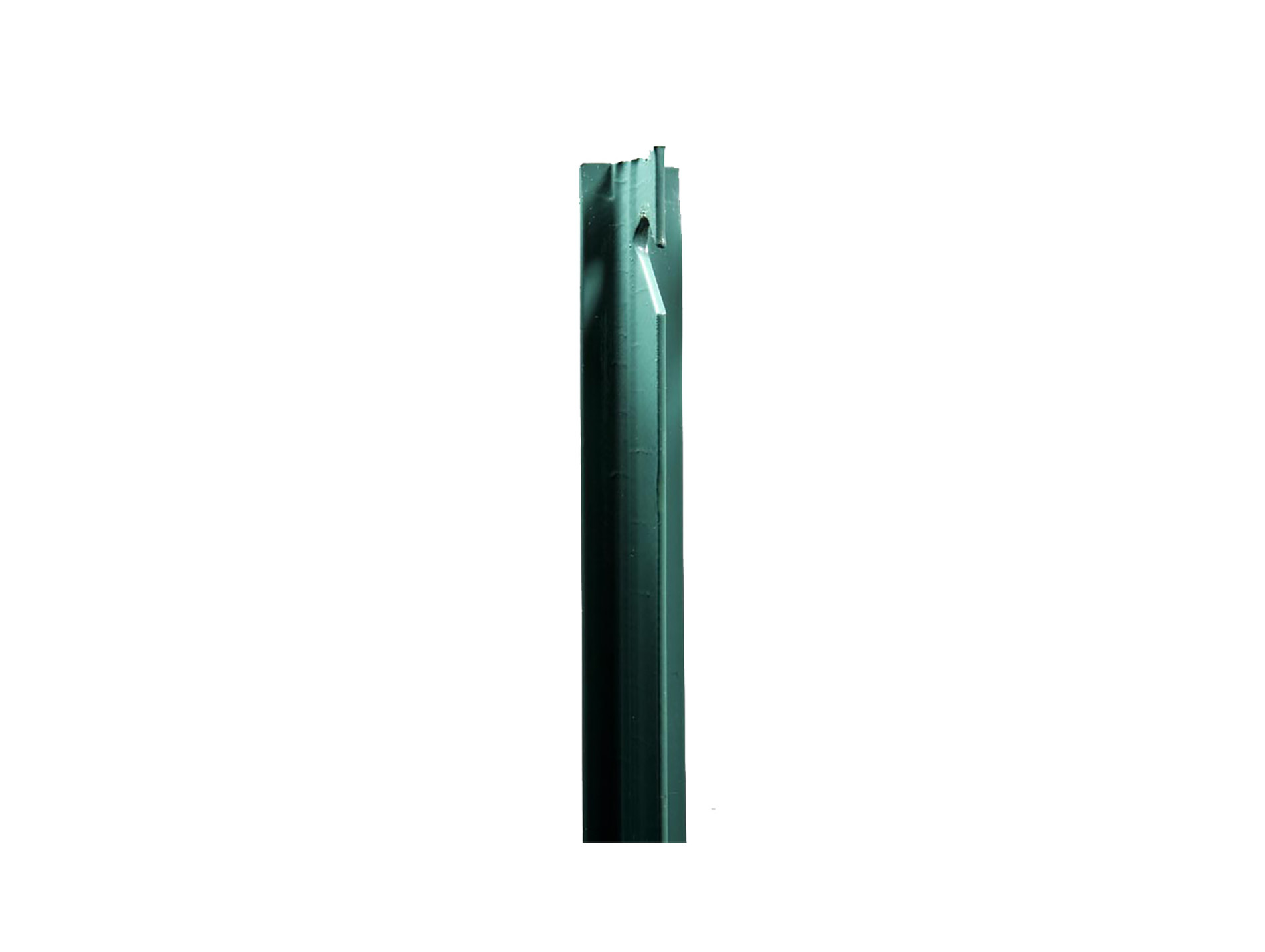 Poteau T plastifié vert 1,20m