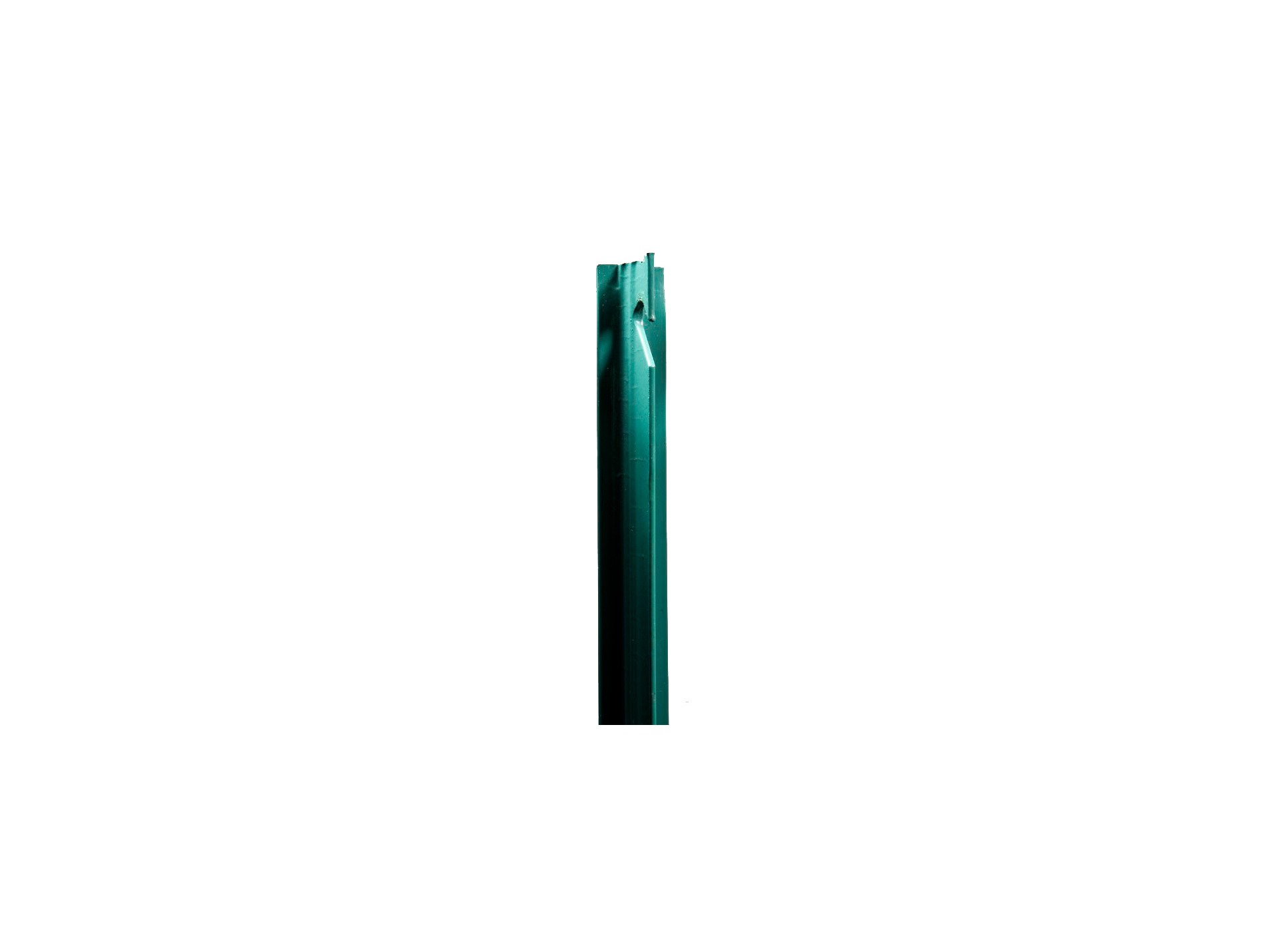 Poteau de clôture T plastifié vert 1,50m