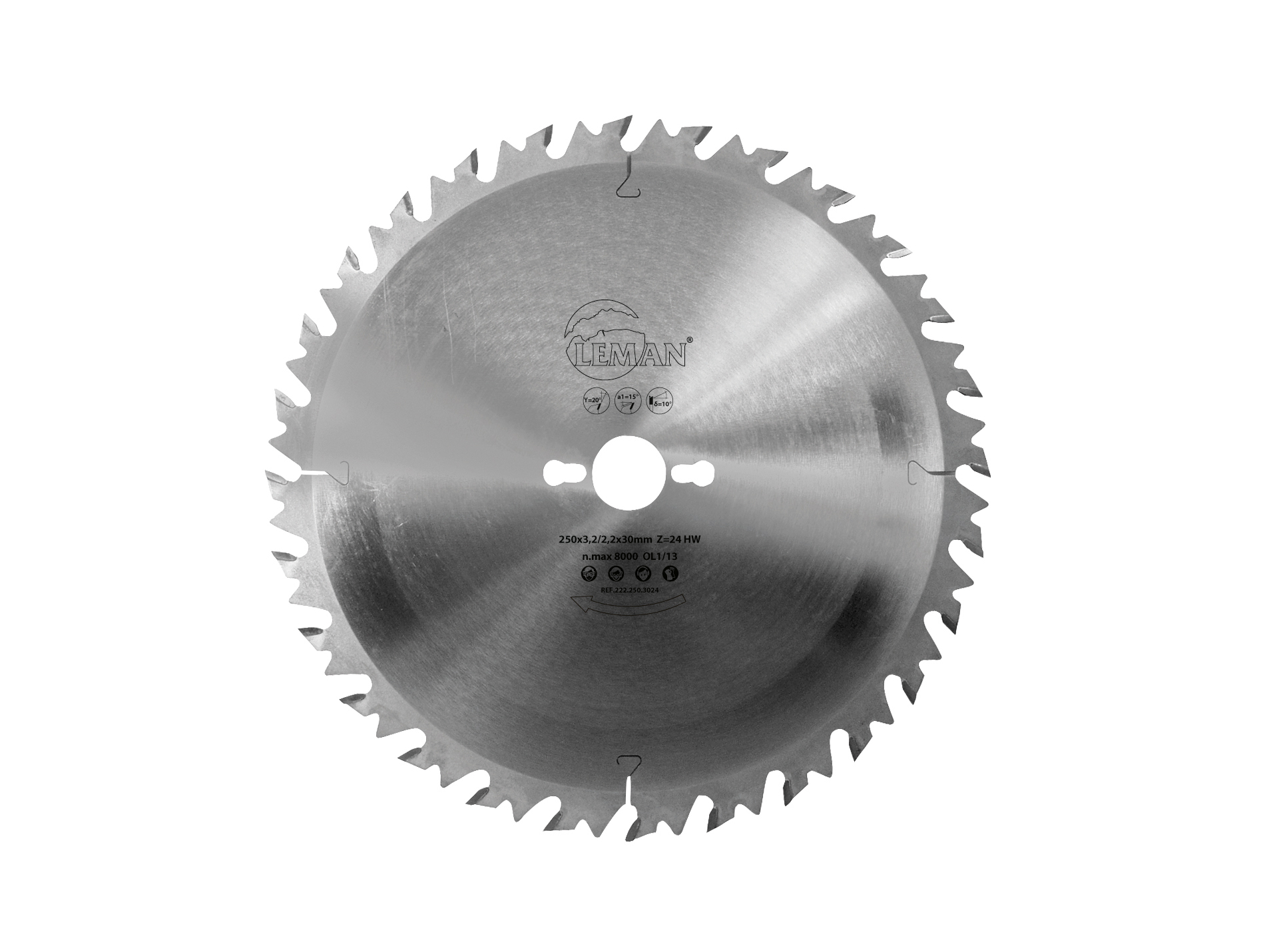 Lame carbure de débit avec anti-recul Ø700mm 46 dents