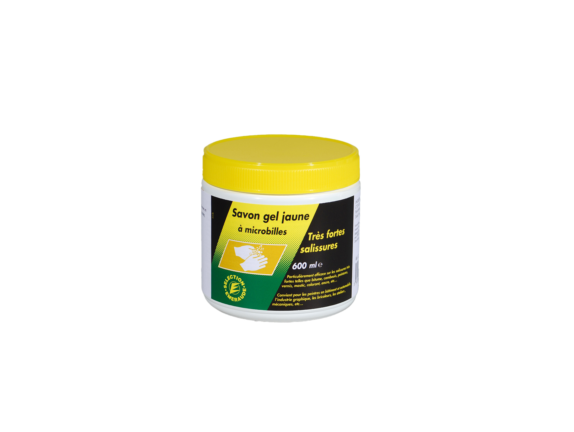 Savon à microbilles gel jaune ULTRA 600ml