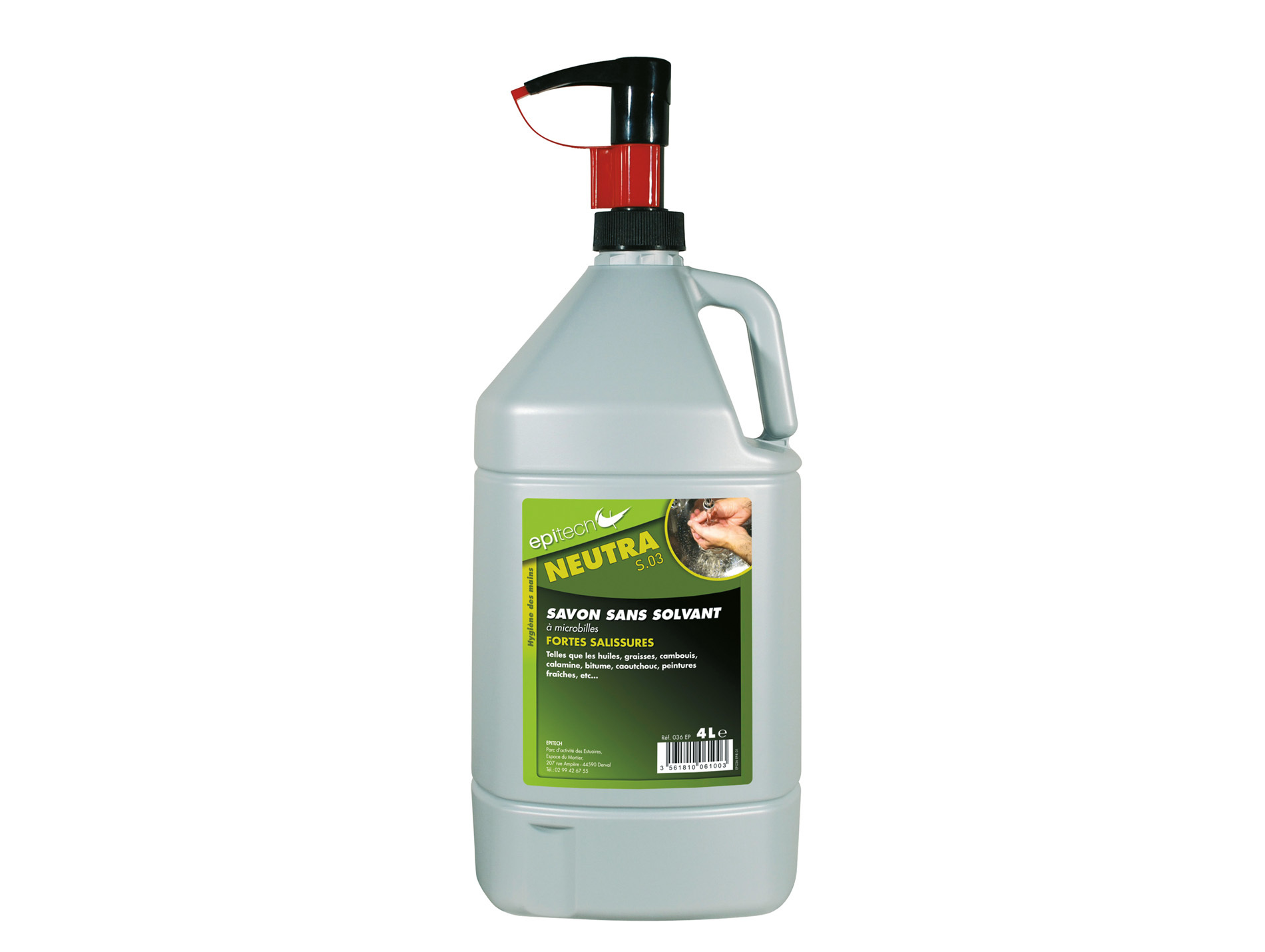 Savon sans solvant à microbilles 4L