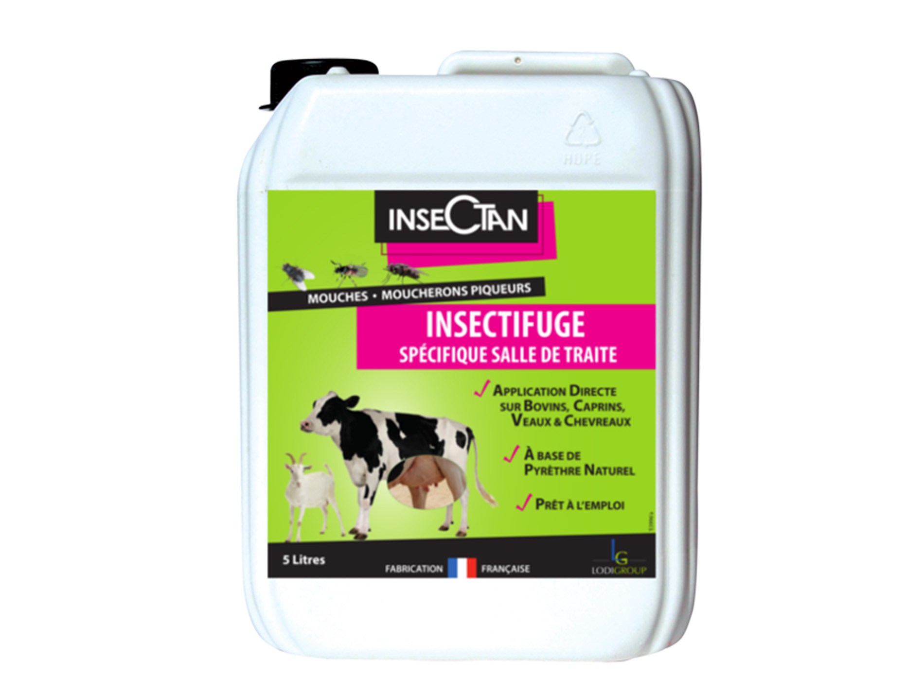 Insectifuge INSECTAN salle de traite 5L