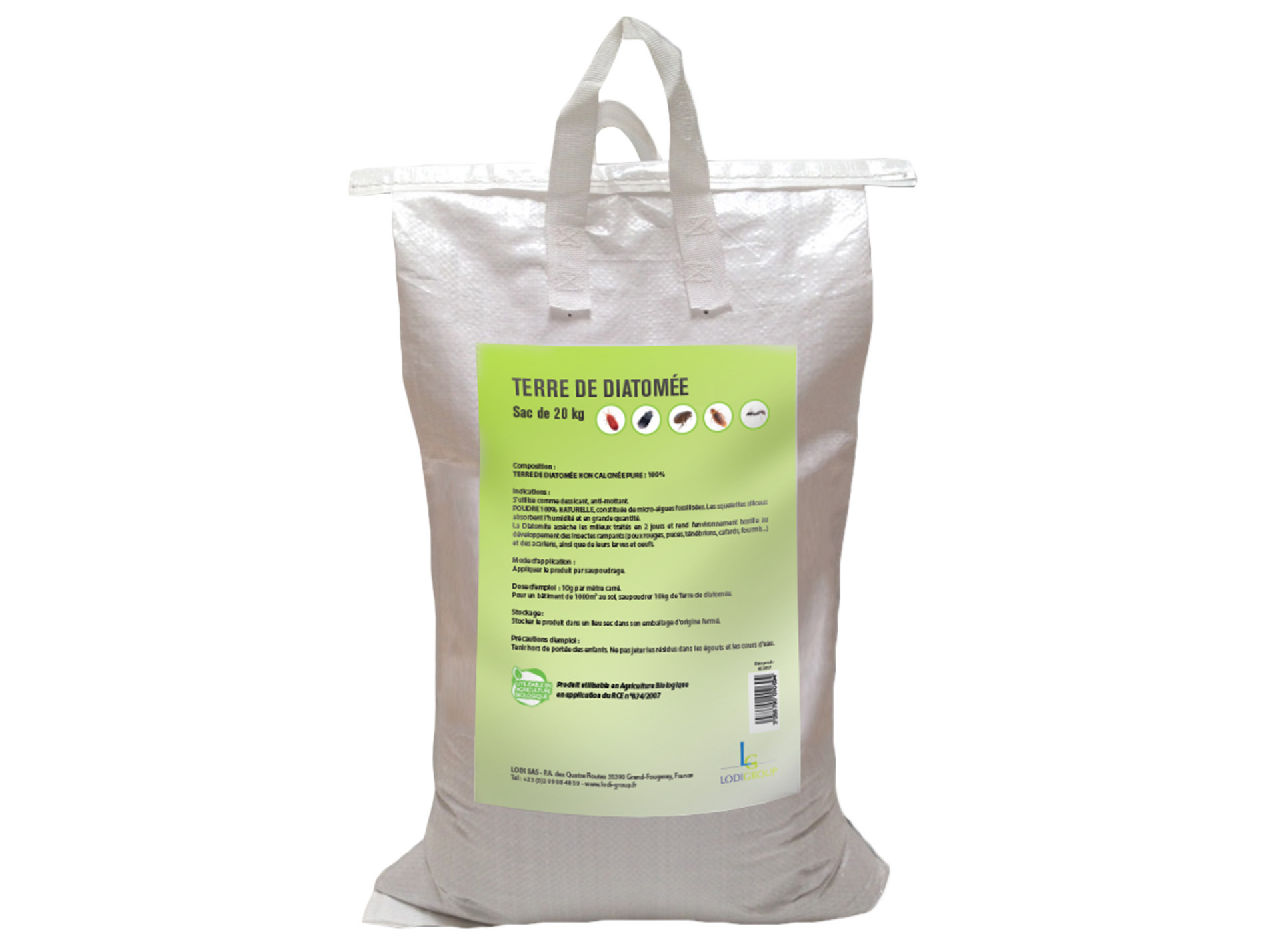 Terre de Diatomée UAB Insectan 20kg