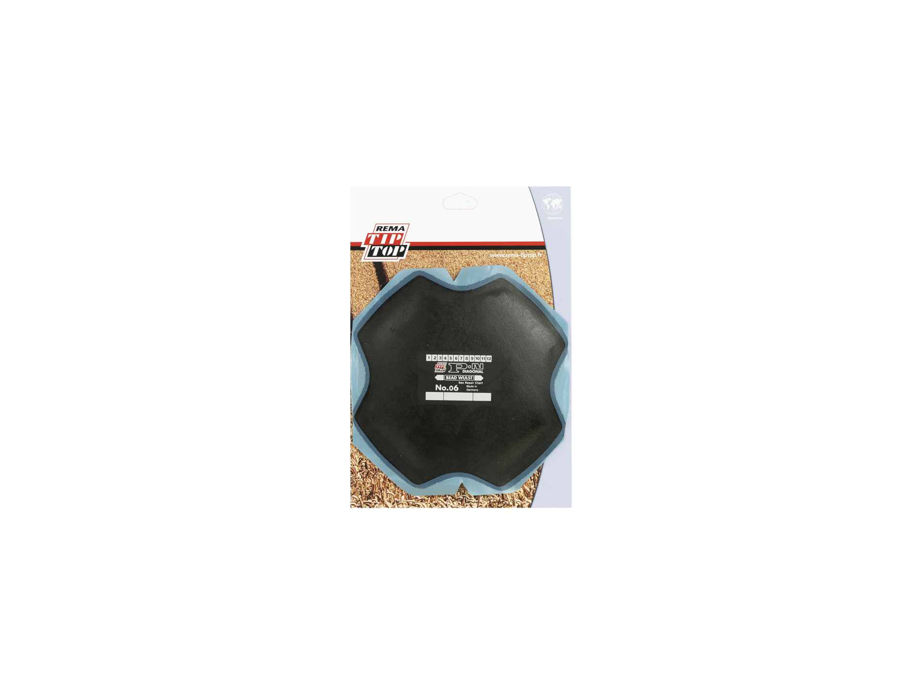 Emplatre TIP TOP tubeless diagonal PN06 Ø240mm x1