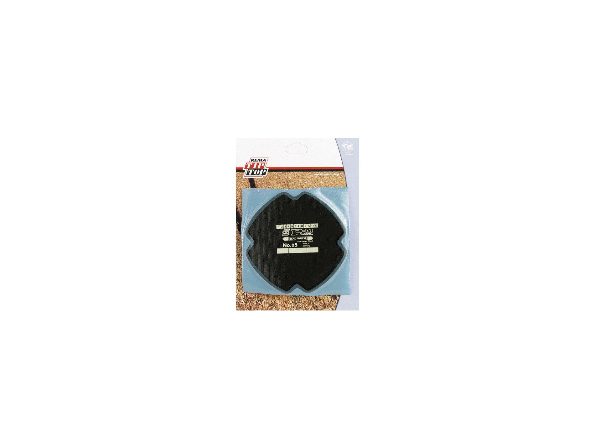 Emplatre TIP TOP tubeless diagonal PN05 Ø160mm x1