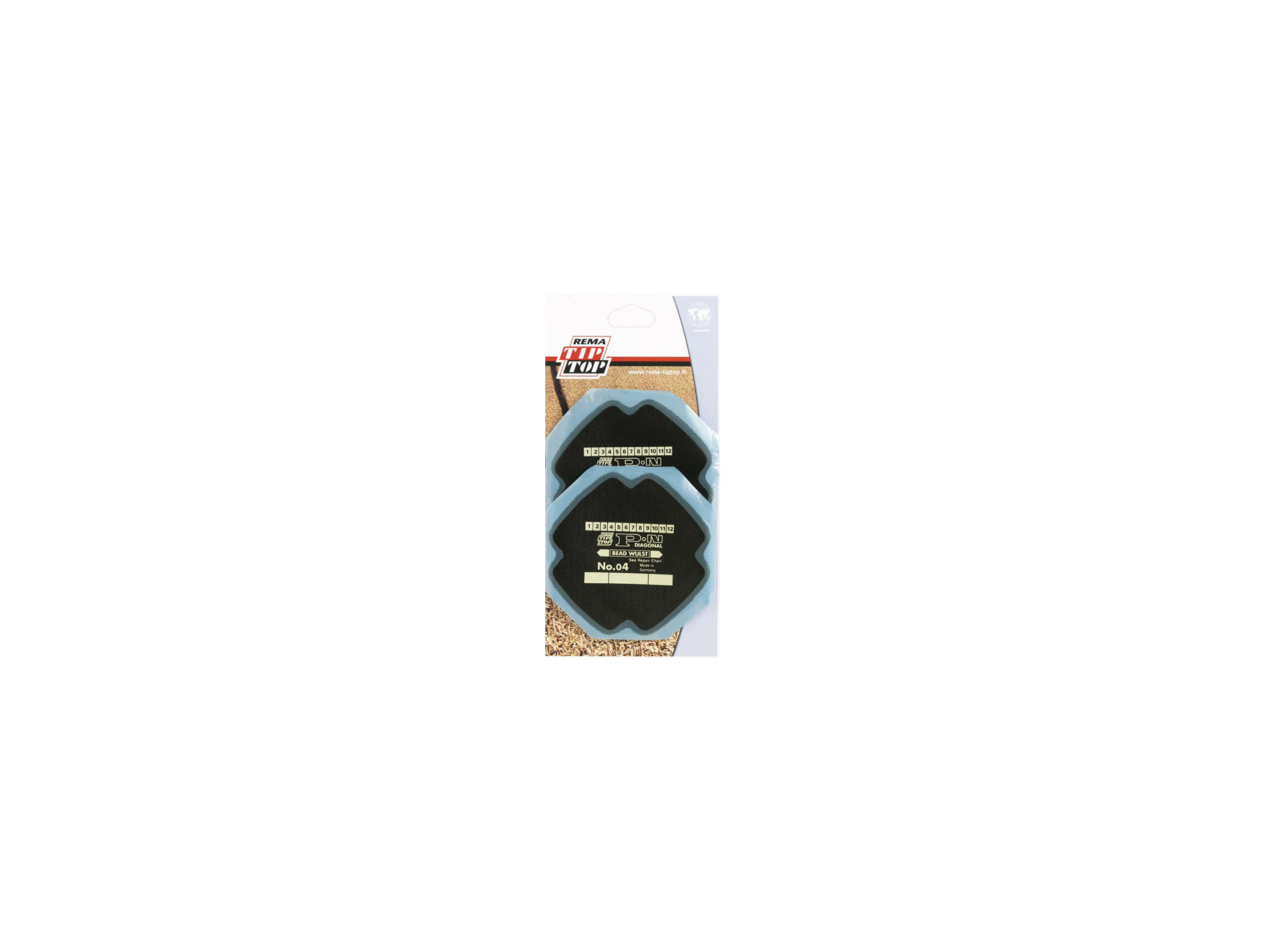 Emplatre TIP TOP tubeless diagonal PN04 Ø120mm x2