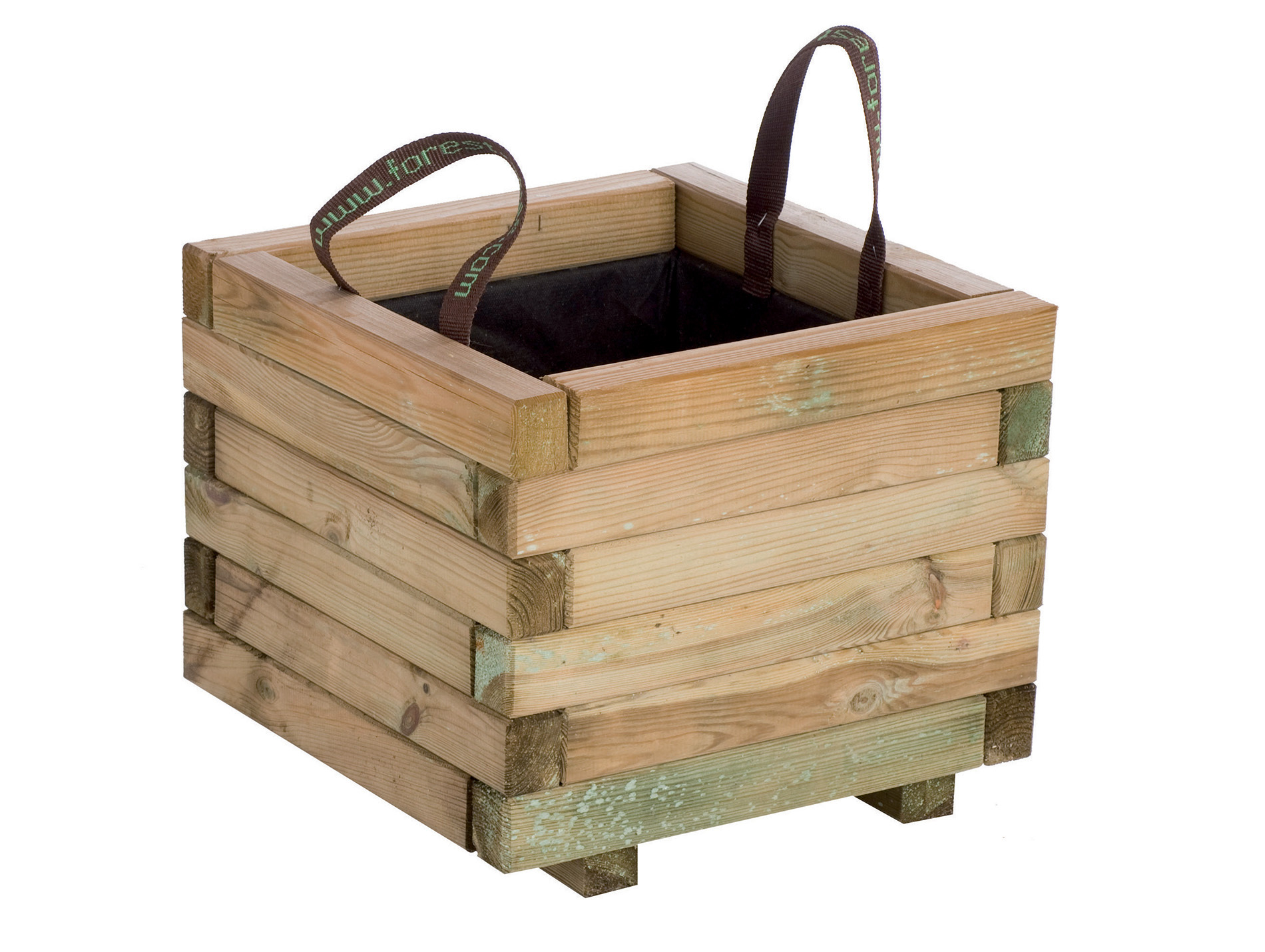 Jardinière bois carrée Baroque 28l