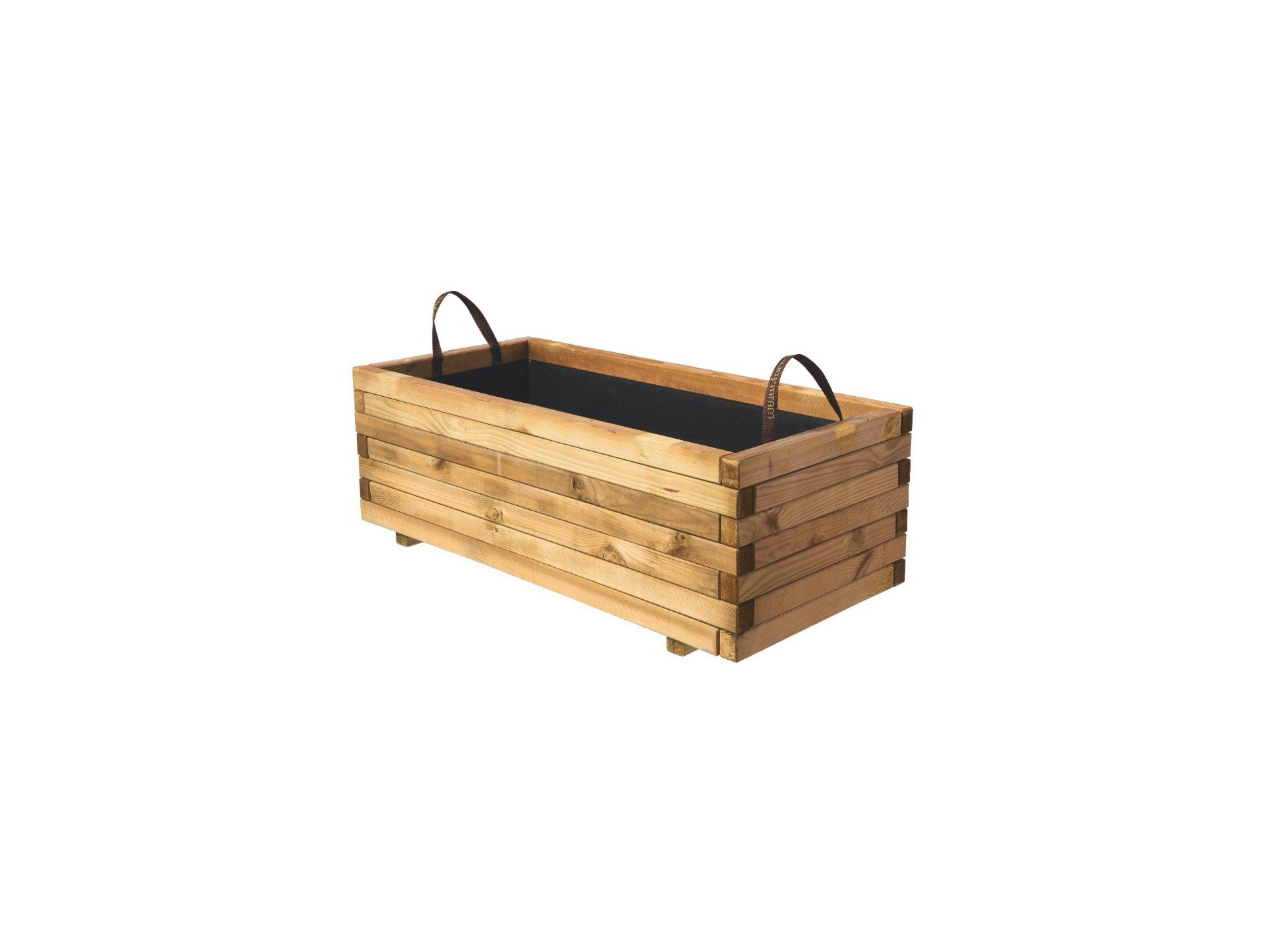 Jardinière bois rectangulaire Baroque 73l