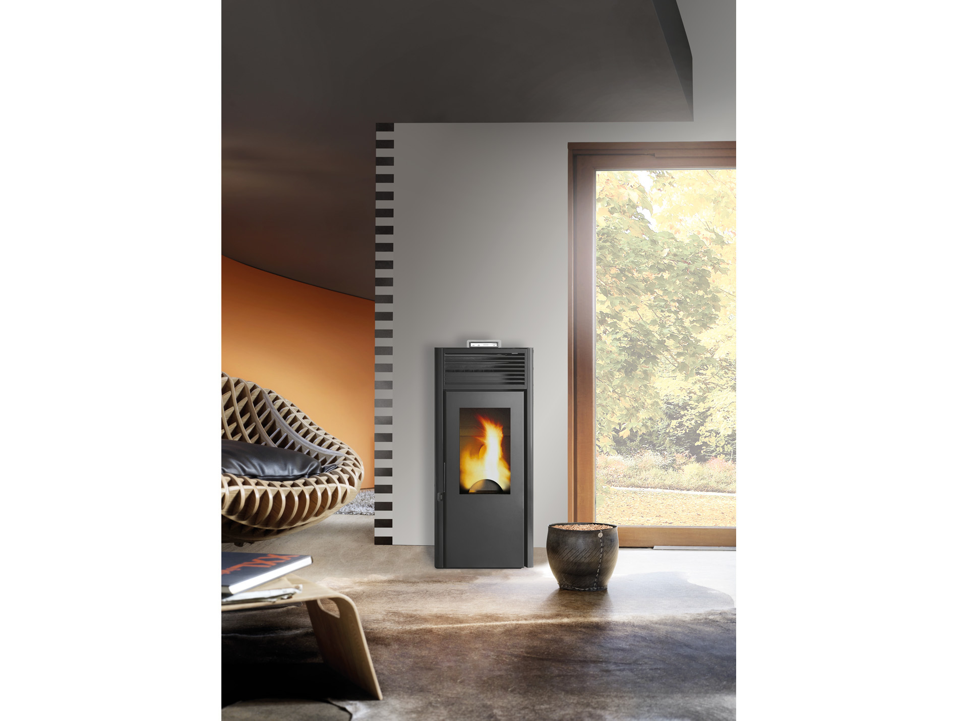 Poêle à granulés INVICTA Nola7 7kW noir
