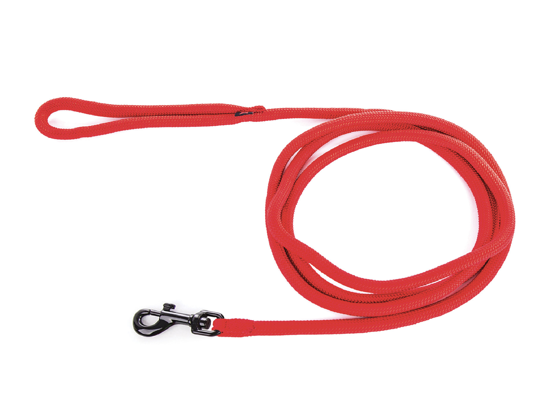 Laisse nylon ronde pour chiens MARTIN SELLIER l.13mm L.2m rouge