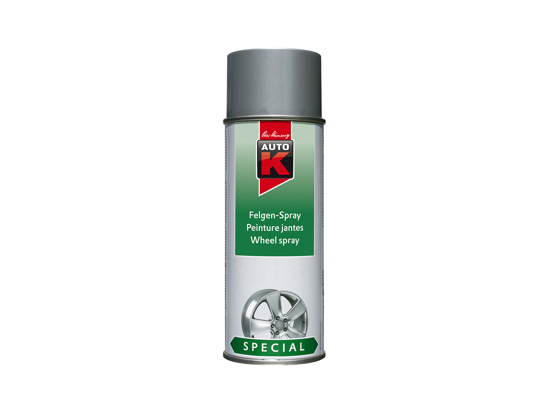 Peinture en spray spéciale jantes Argent 400ml