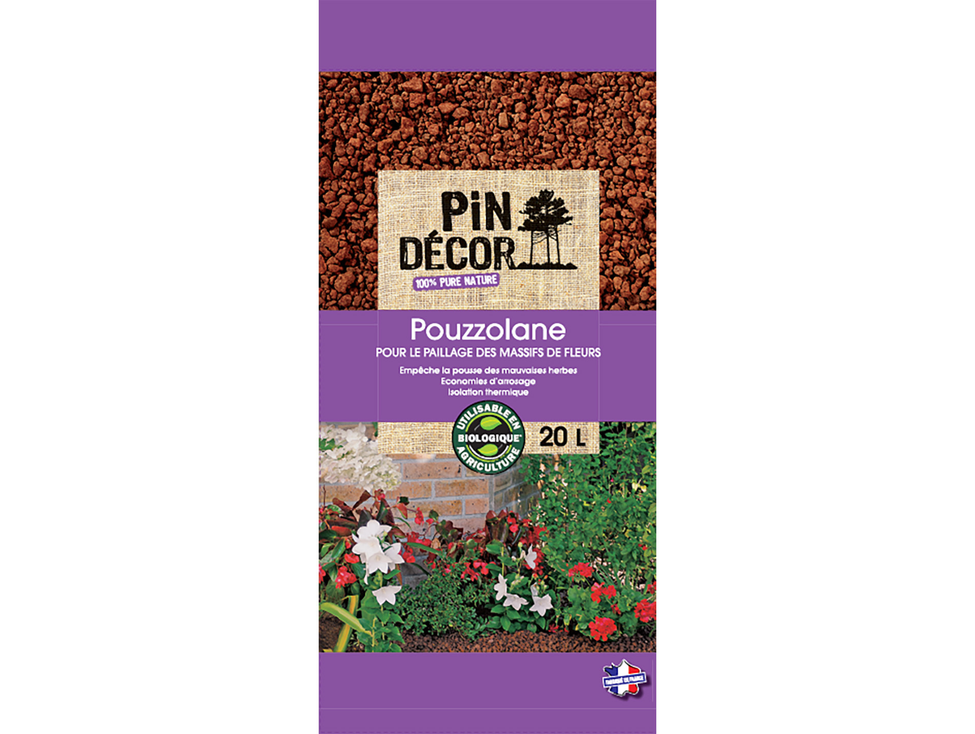 Pouzzolane PIN DECOR 7/15mm 20L