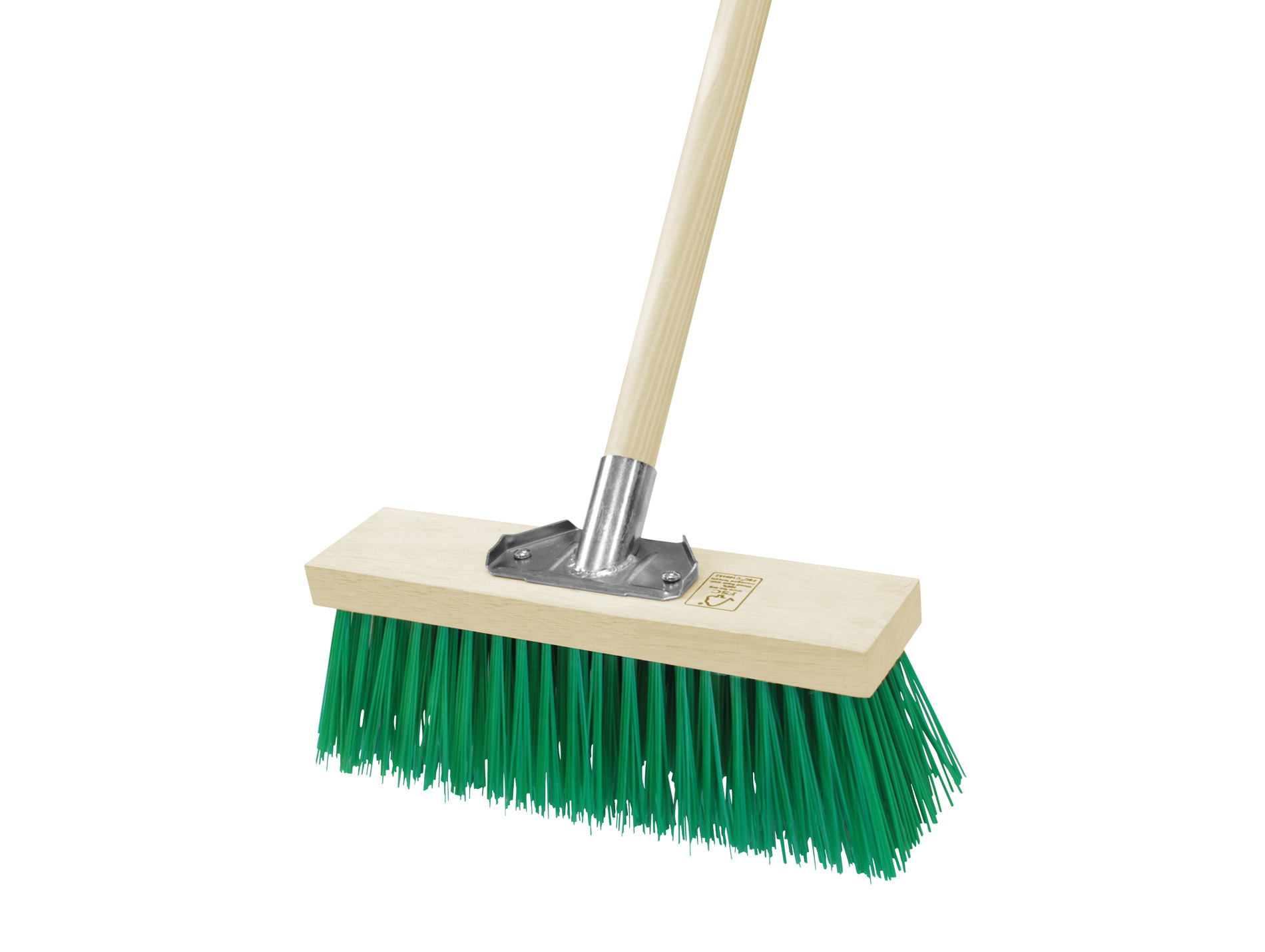 Balai cantonnier 32cm fibre pvc manche bois