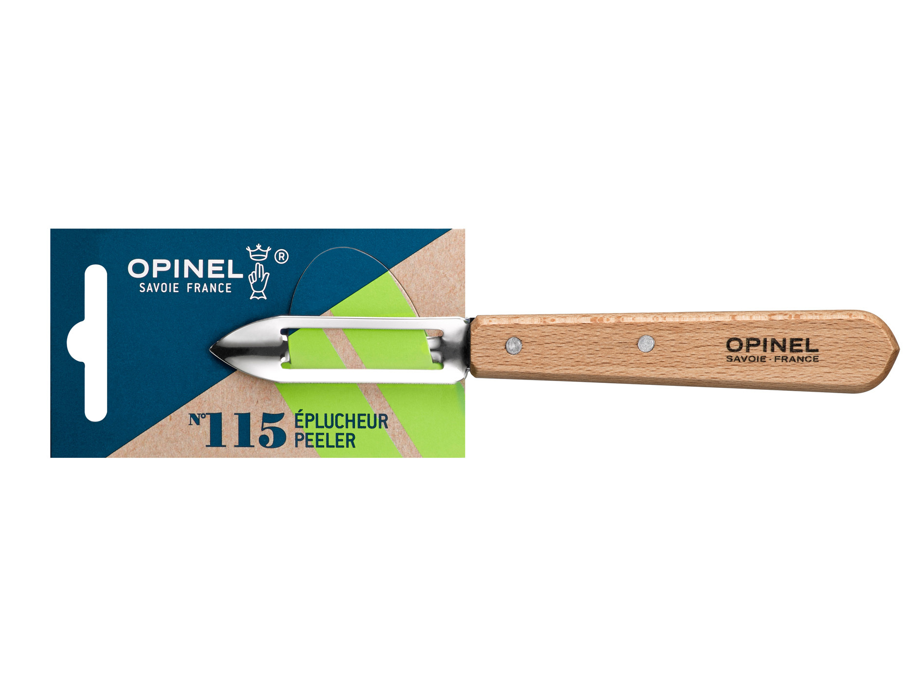 Couteau OPINEL éplucheur n°115 hêtre