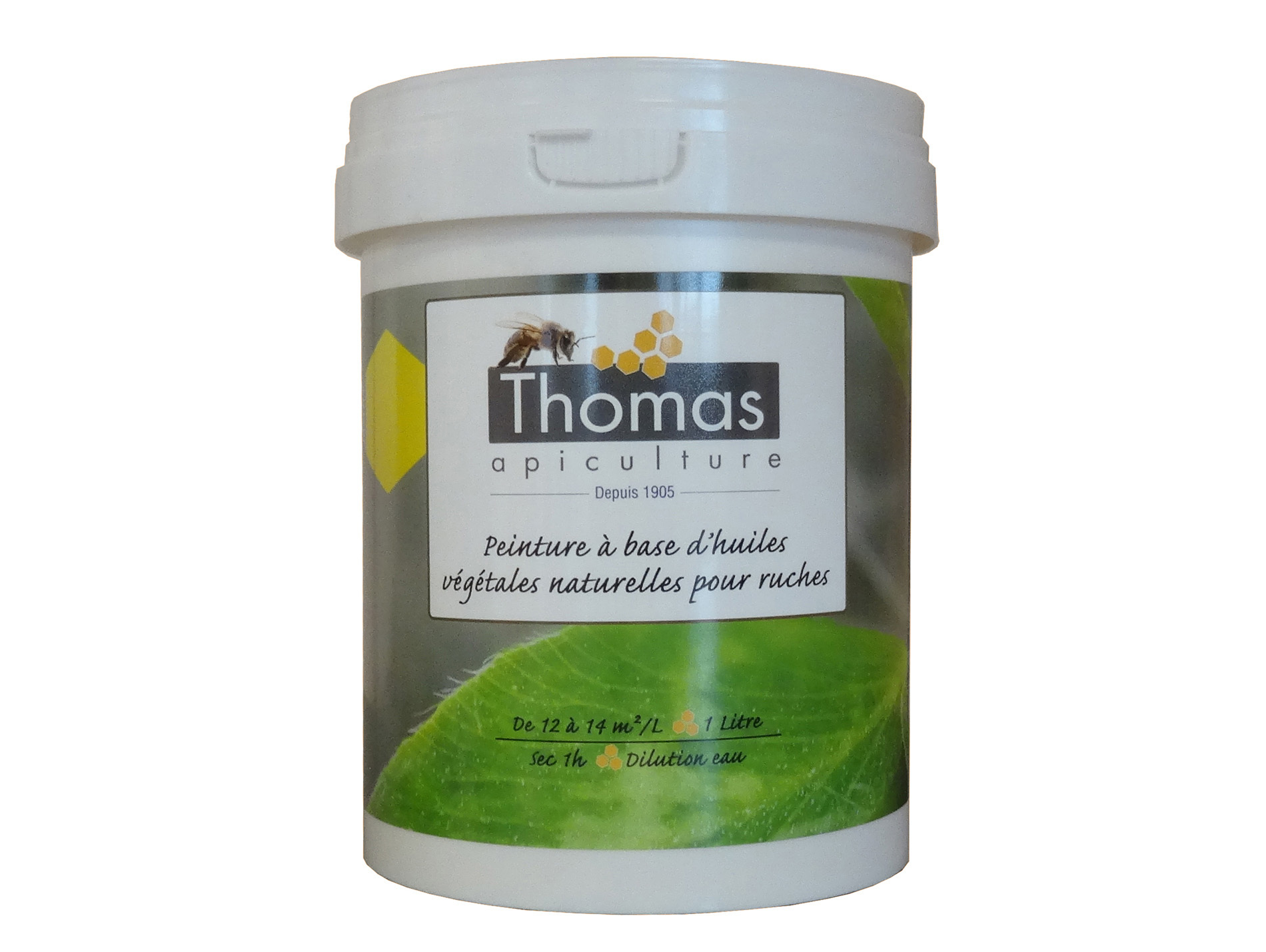 Peinture Thomas Apiculture à base végétale jaune 1L