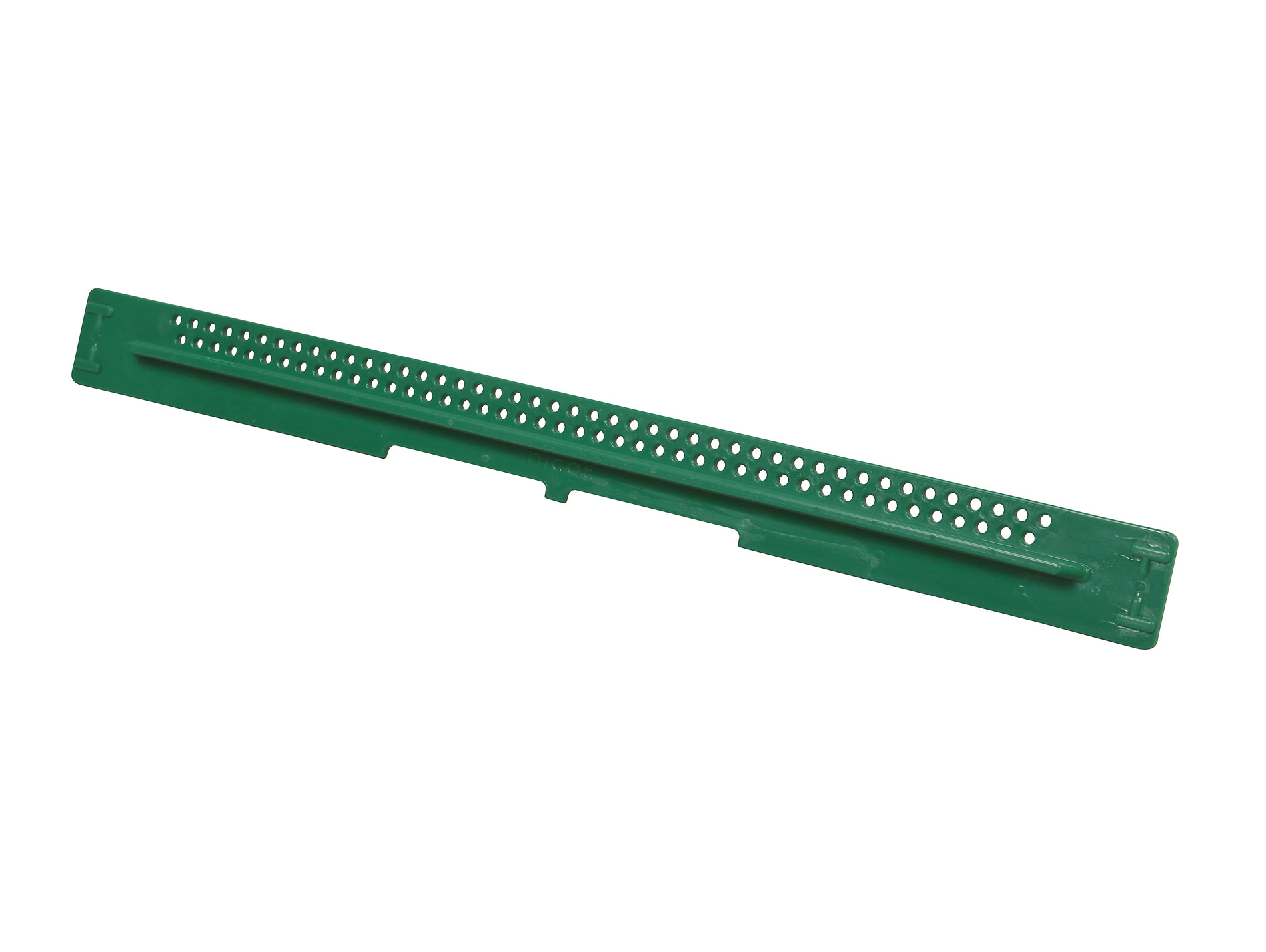 Porte d'entrée fond en PVC vert
