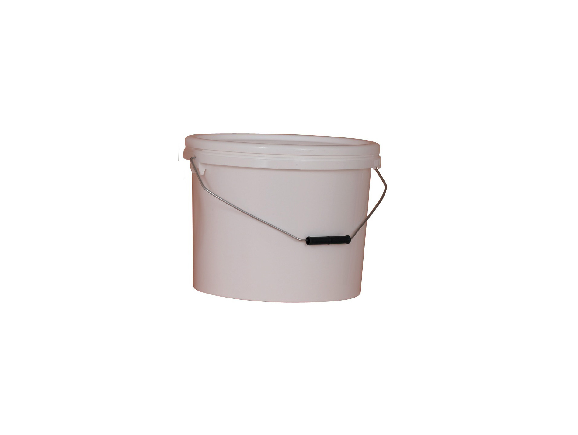 Seau plastique alimentaire 20kg blanc