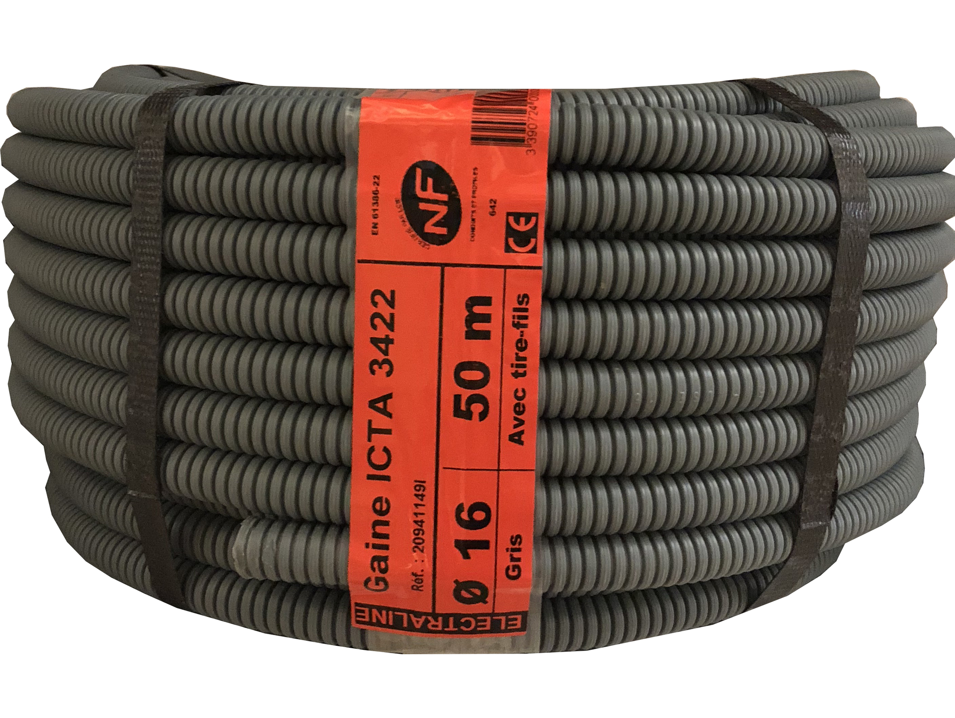 Gaine avec tire-fil ICTA Ø 16mm 50m