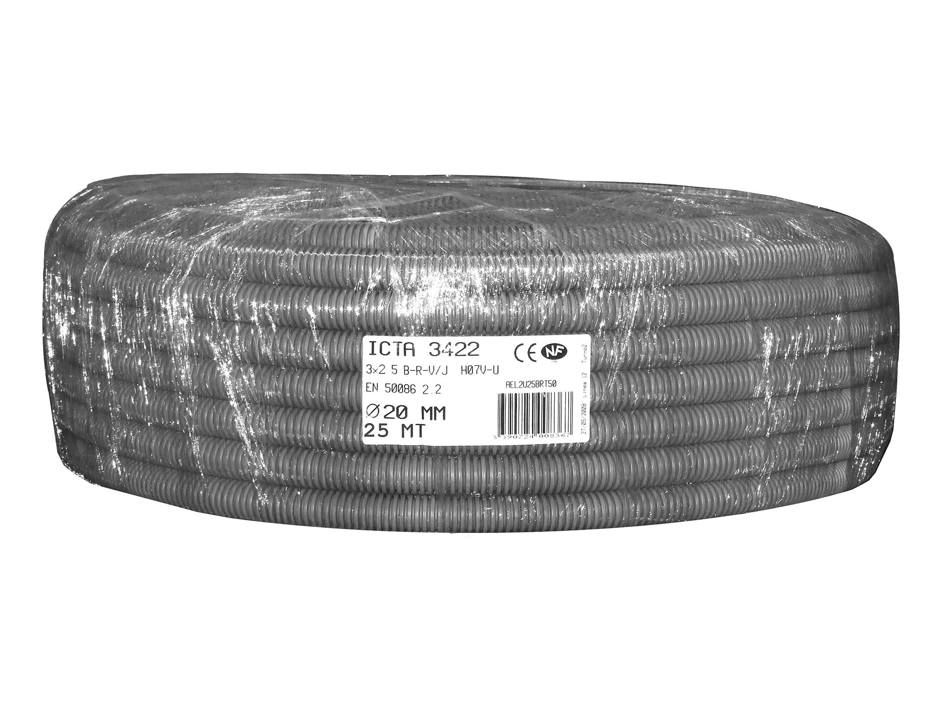 Gaine Icta précablée ø20mm 25m