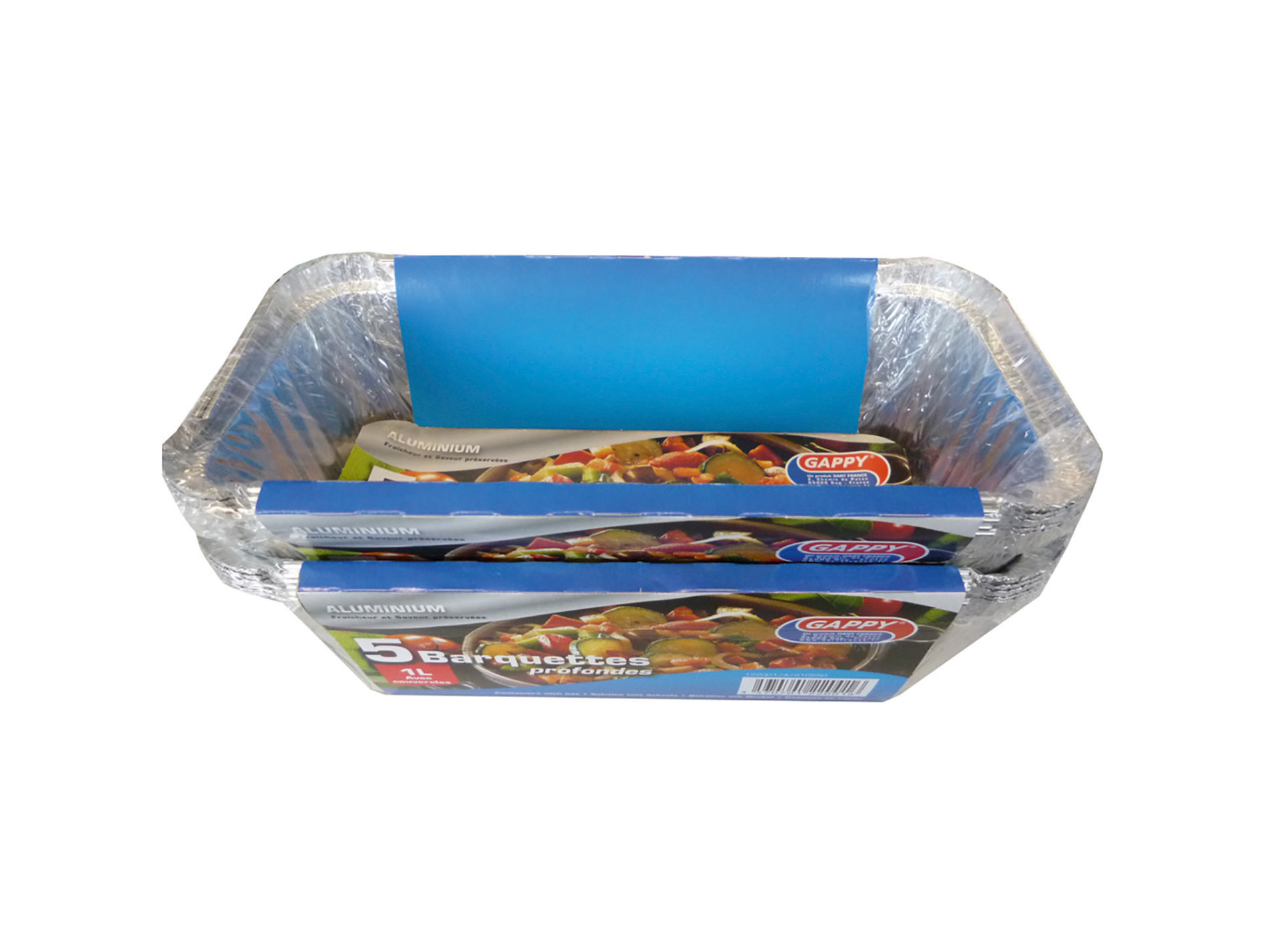 Barquette aluminium 1,5L X5