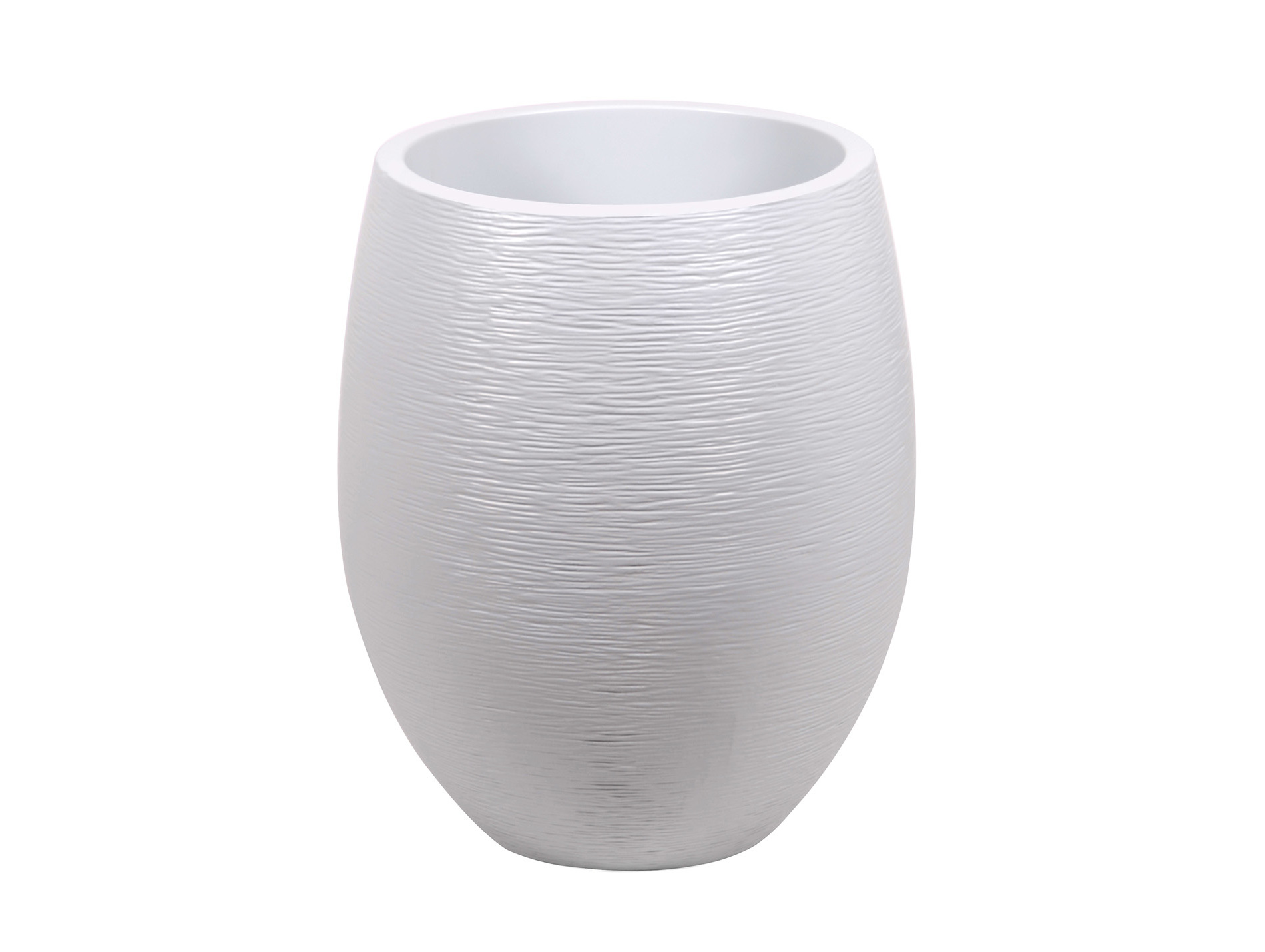 Pot EDA Egg Graphit XL Ø50 Blanc