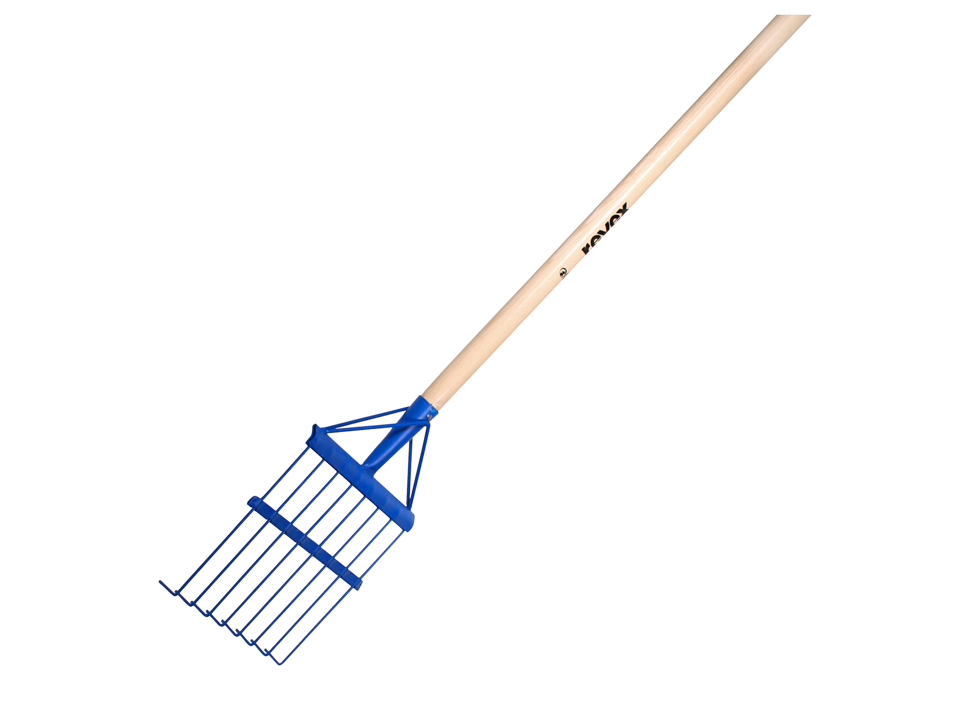 Balai de haie REVEX 8 dents acier 21cm manche bois