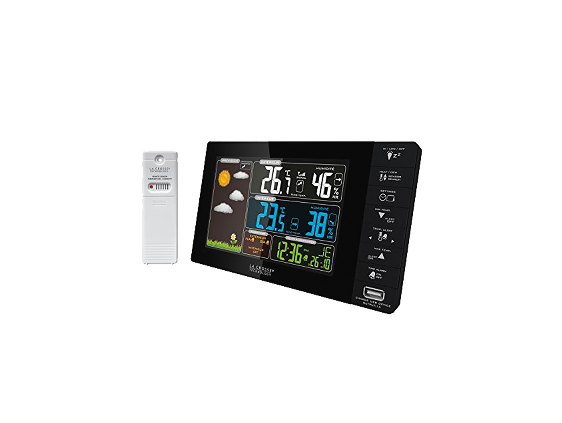 Station-météo LA CROSSE TECHNOLOGIE indice de chaleur