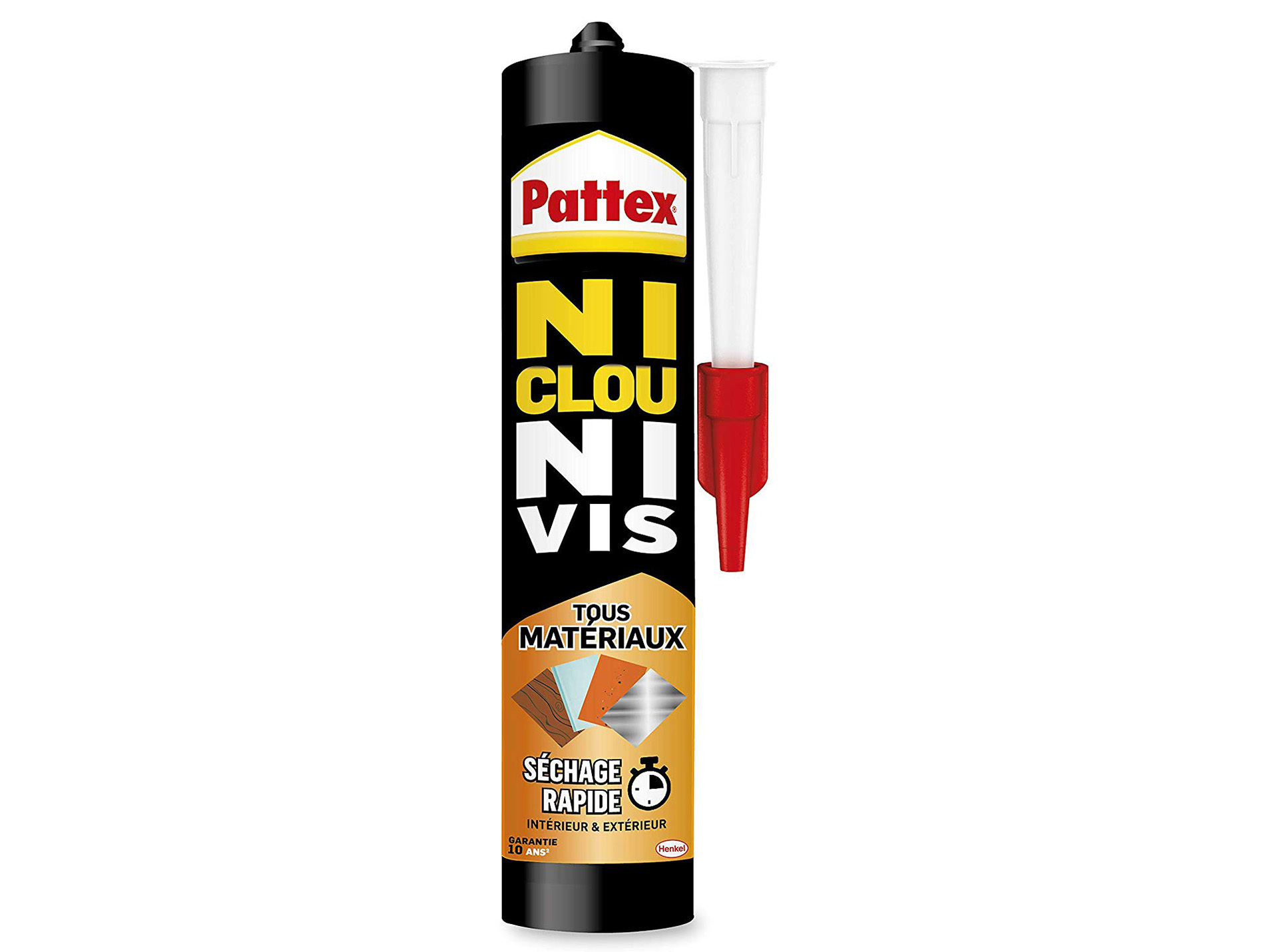 Colle ni clou ni vis tous matériaux séchage rapide PATTEX 390g