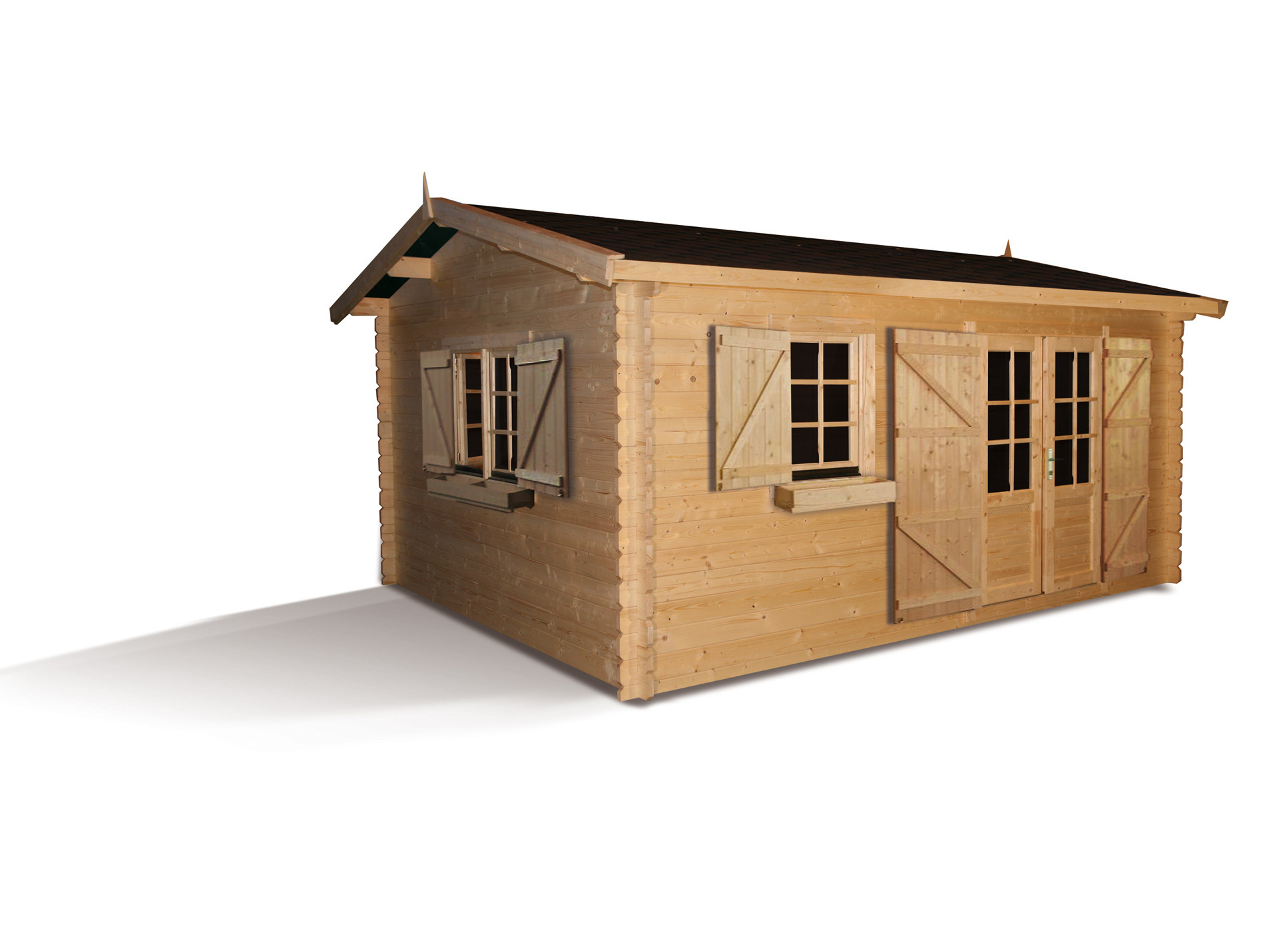 Abri de jardin bois Elista 19,82 m²