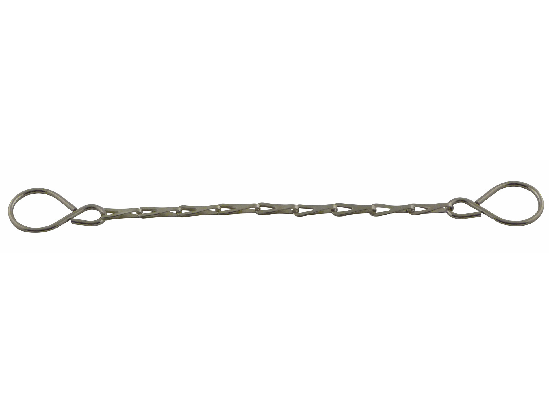 Chaîne découpée acier nickelé 19mm 1m