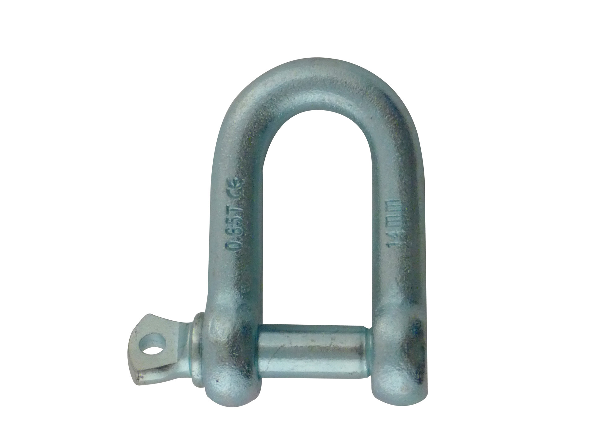 Manille droite acier zingué ø16mm