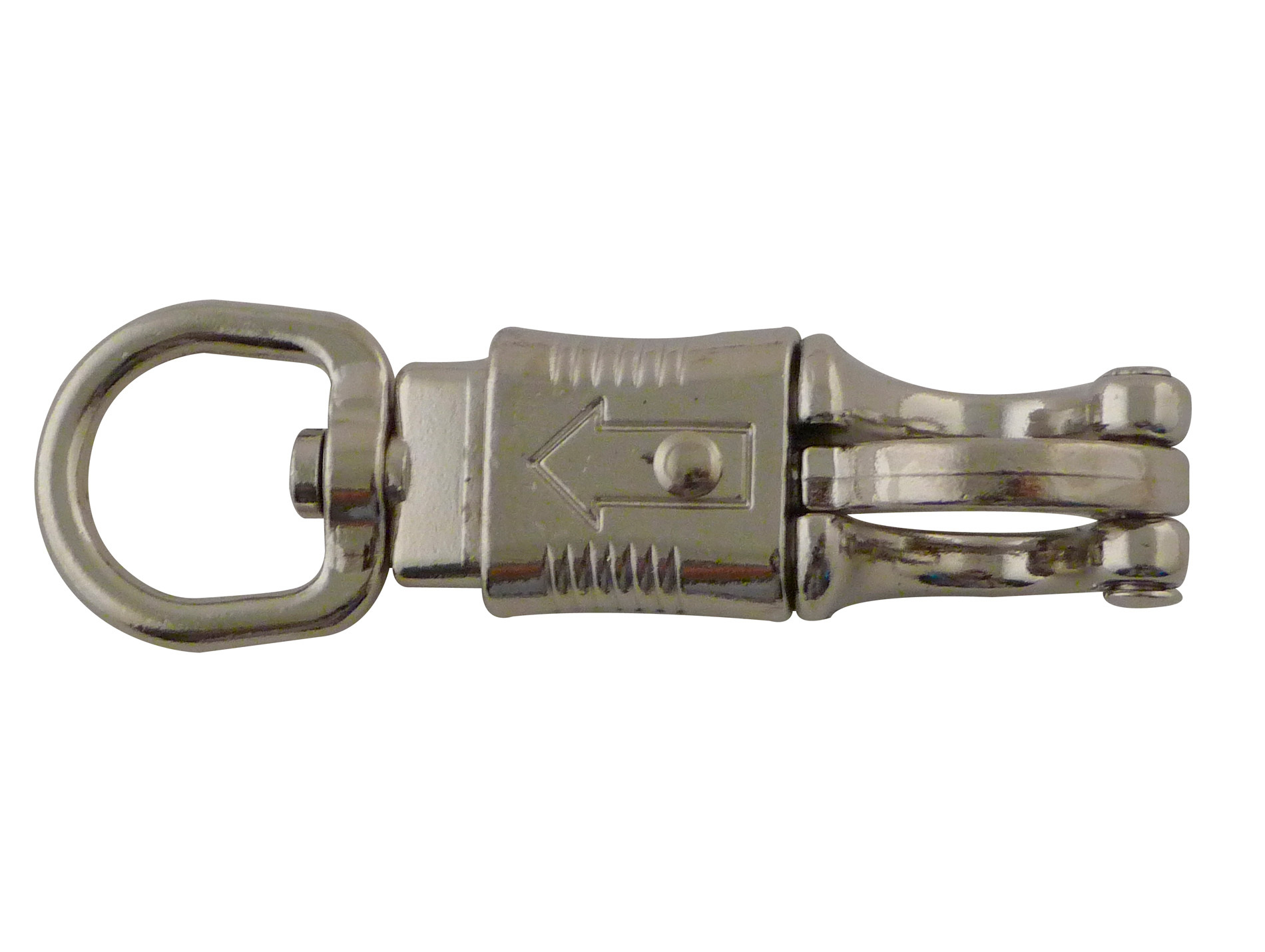 Mousqueton de sécurité à touret L.110mm