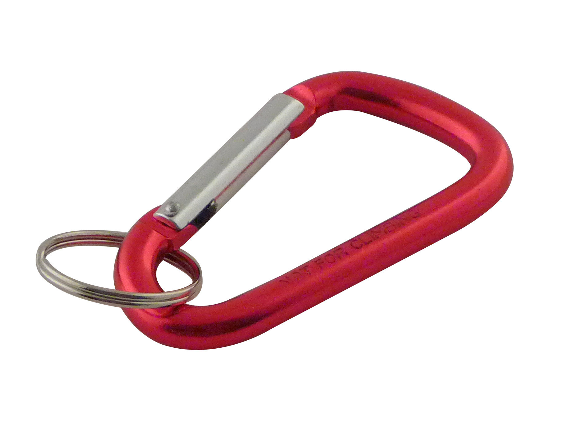 Mousqueton porte-clés alu 80mm x2