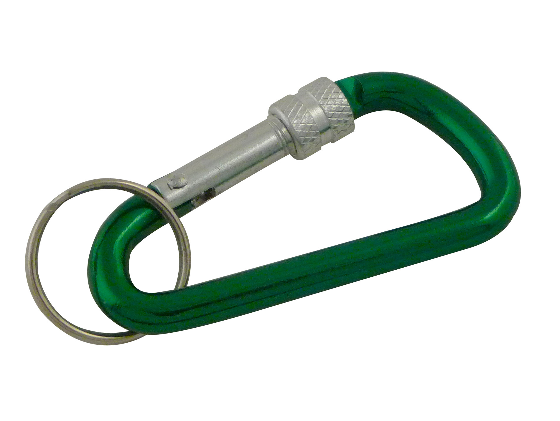 Mousqueton porte-clés alu 70mm x2