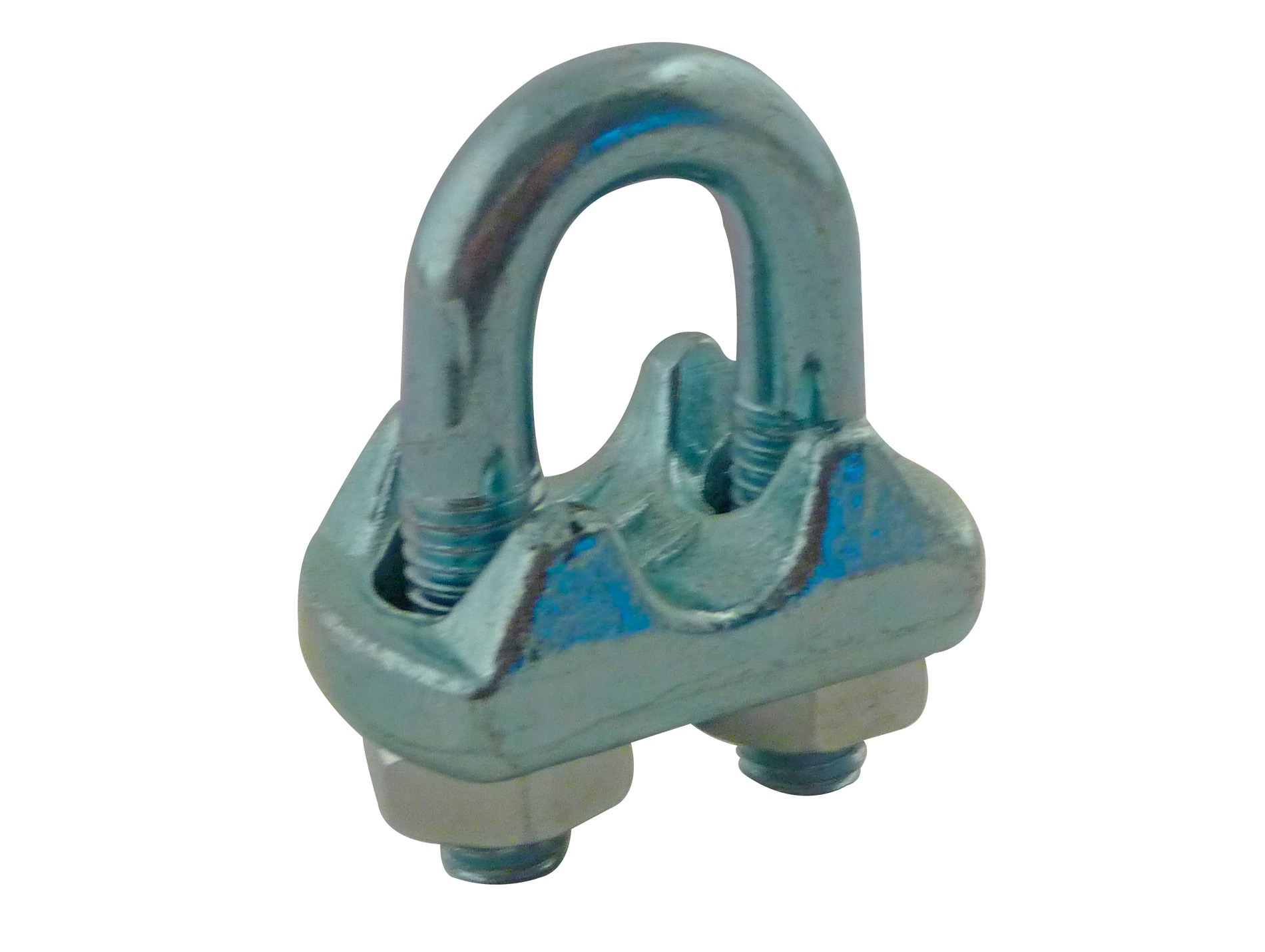 Serre câble étrier acier Ø10mm x2