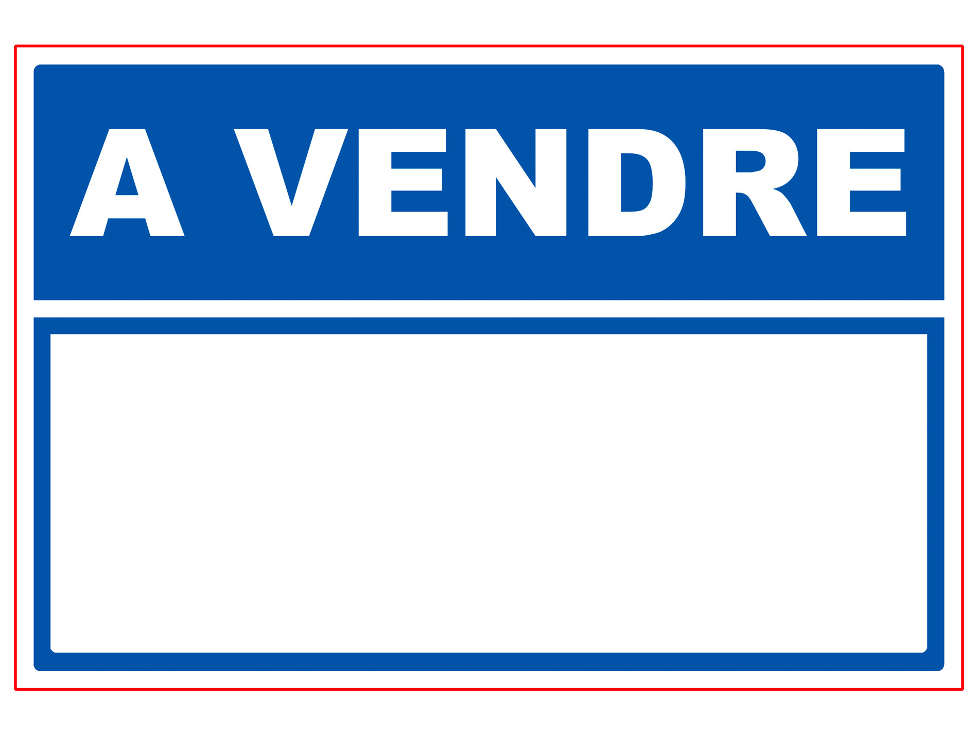 Panneau A vendre 280x190mm
