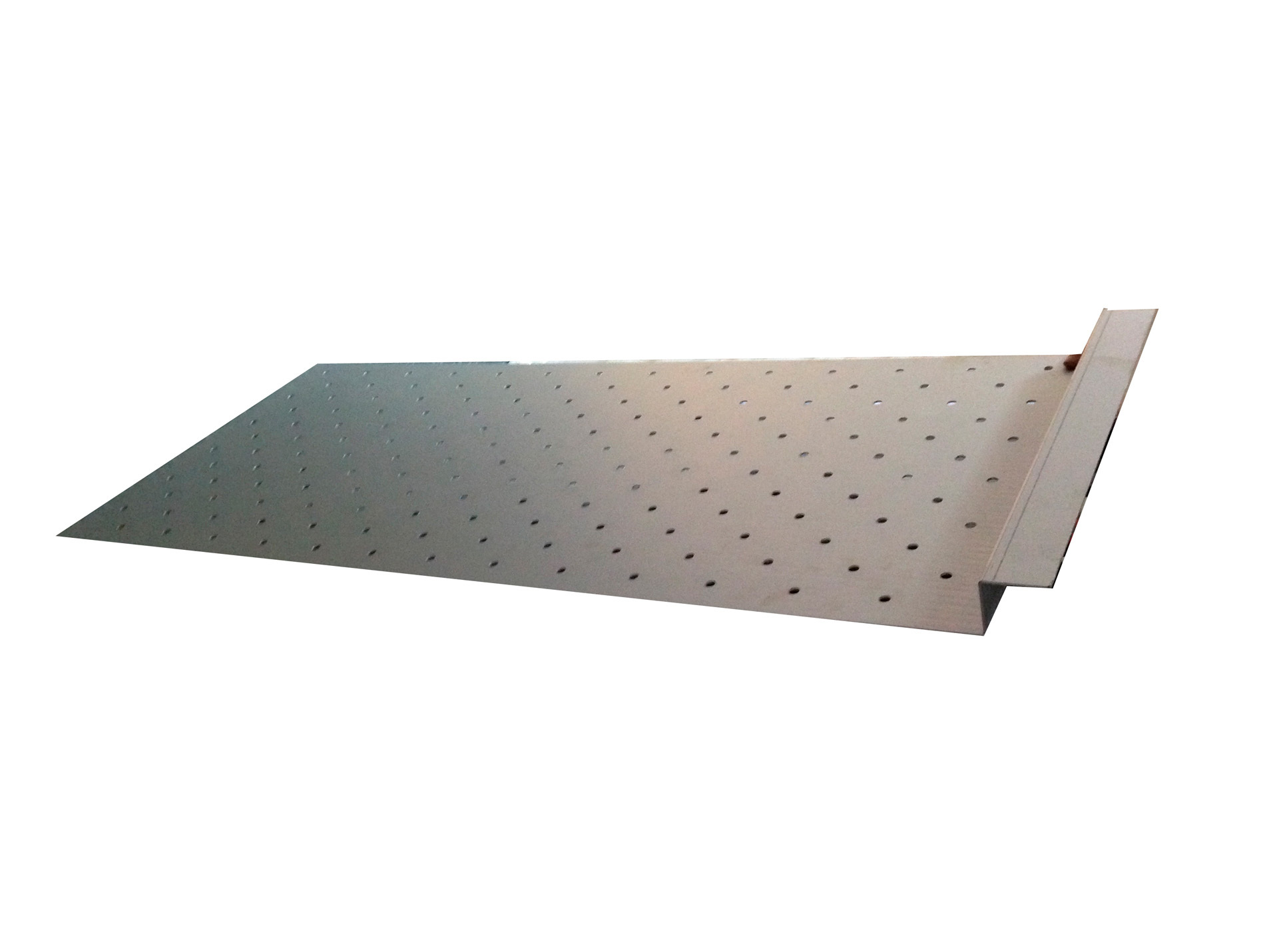 Gabarit de pose pour clous podotactile