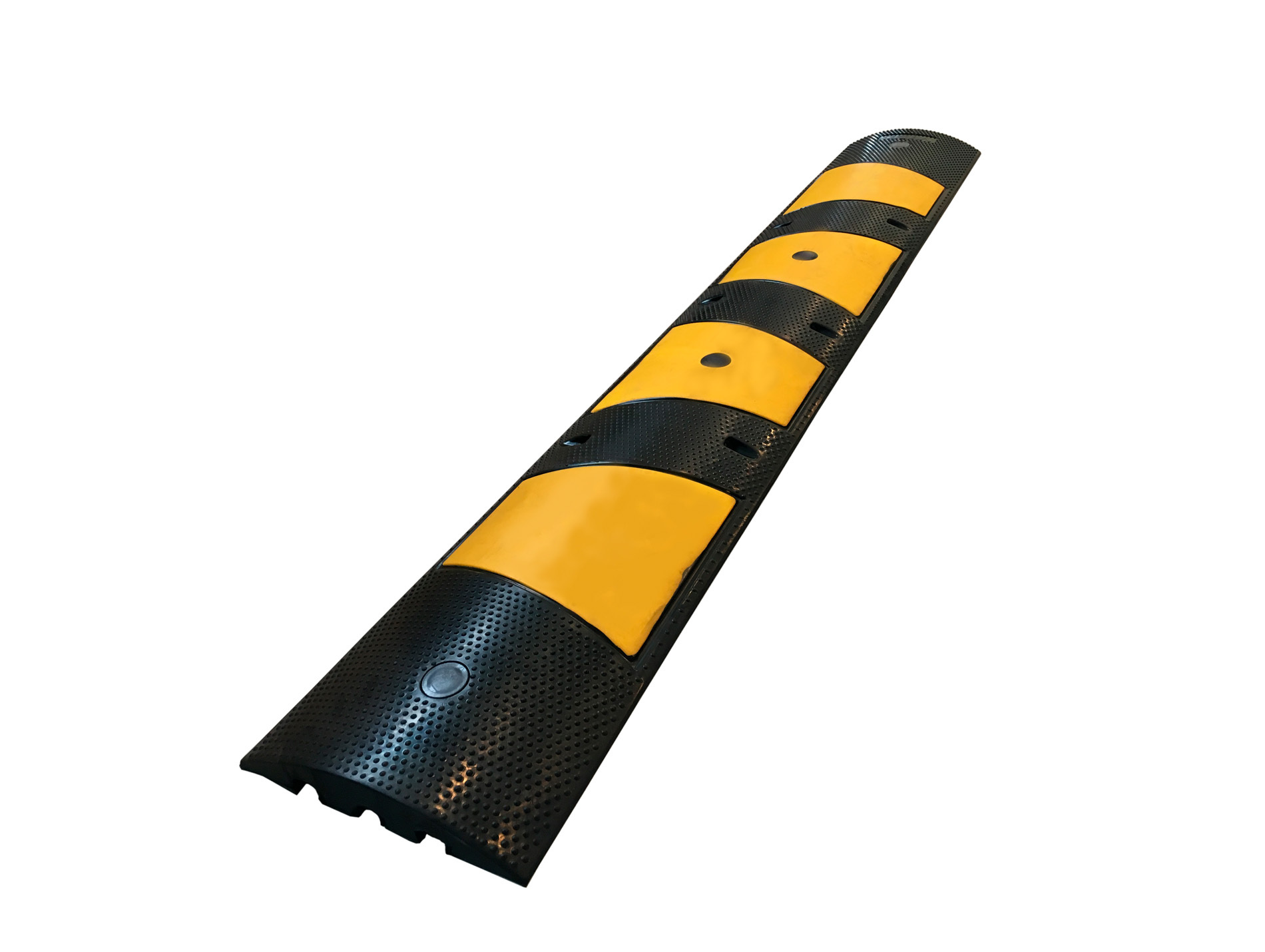 Ralentisseur monobloc avec fixations asphalte