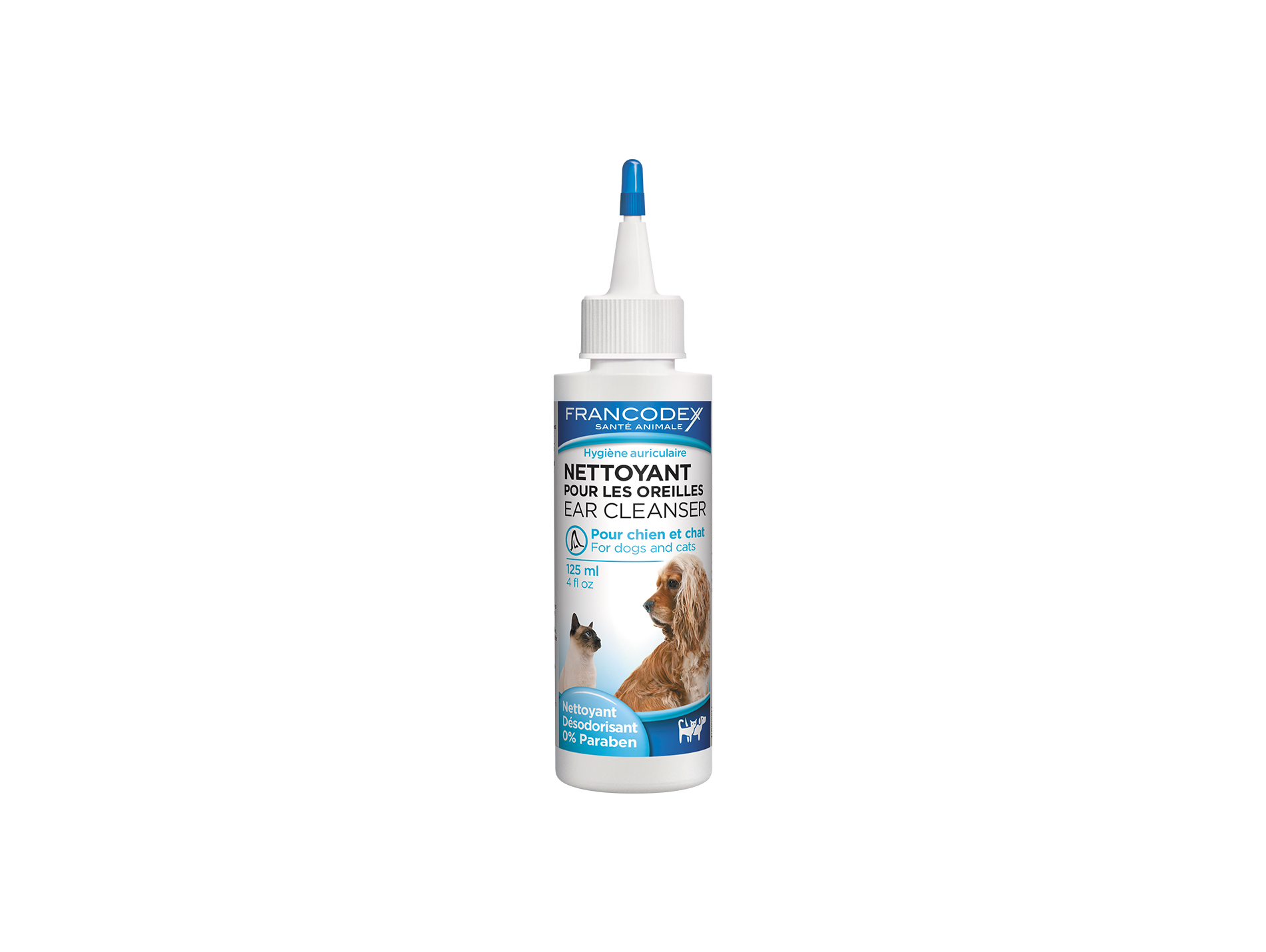 Nettoyant oreilles chien et chat 125ml