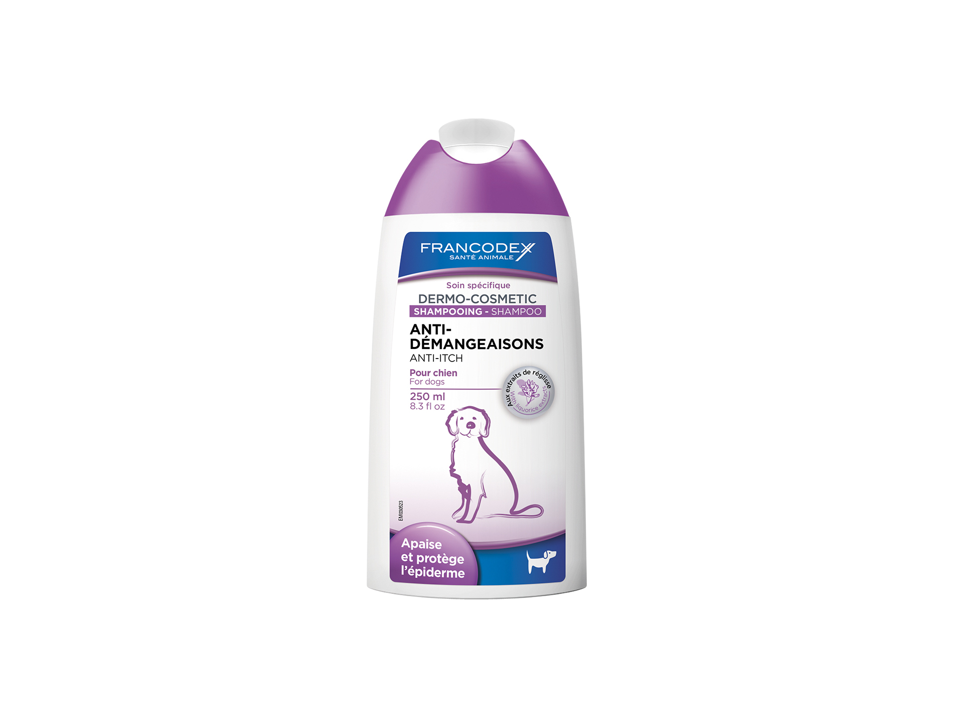 Shampooing chien anti-démangaisons FRANCODEX 250ml