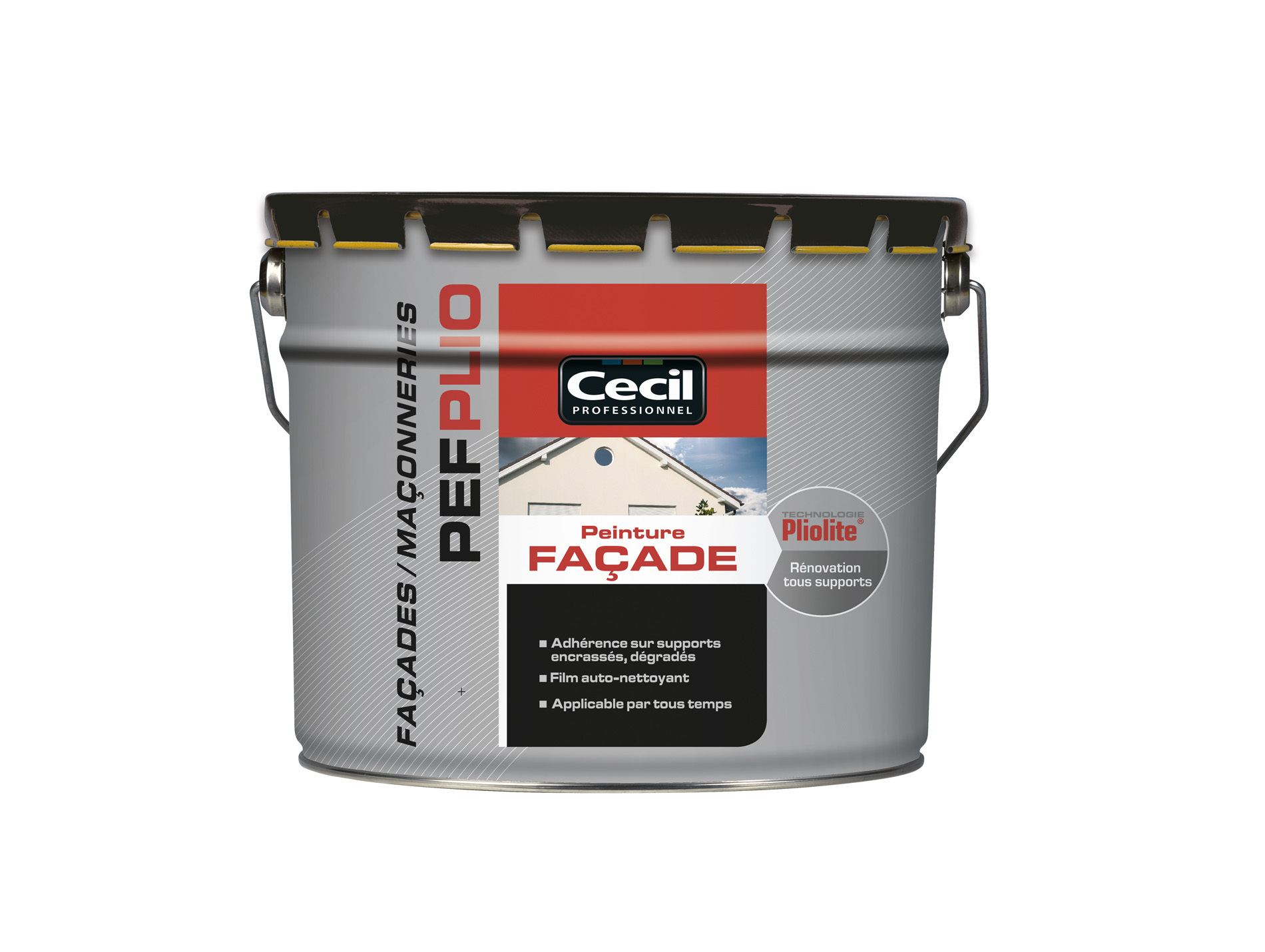 Peinture façades CECIL PRO Pliolite Blanc 10L