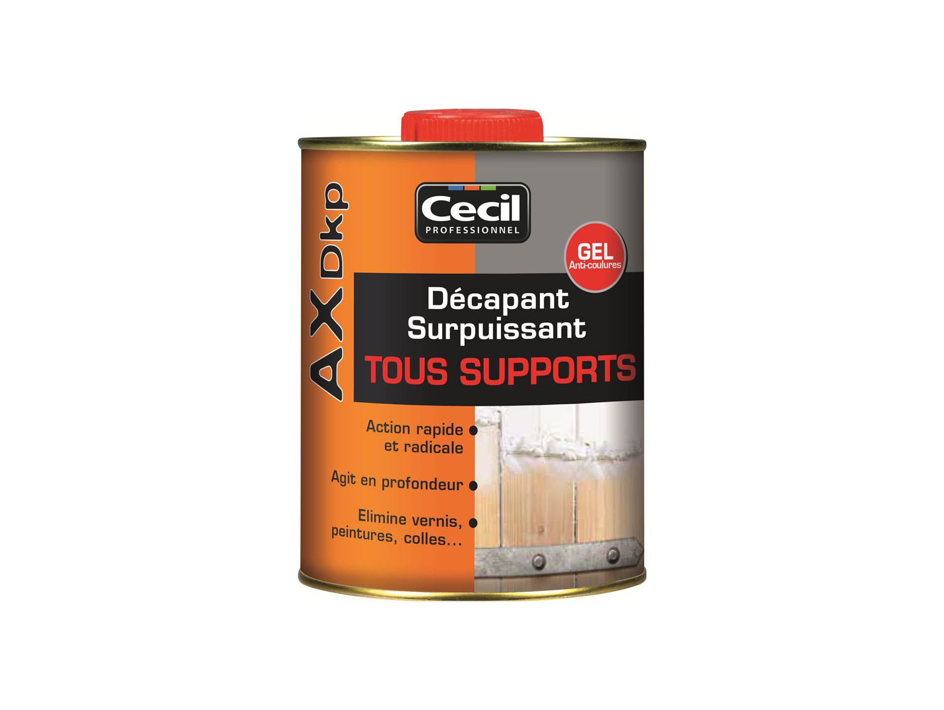 Décapant gel tous supports V33 AX DKP 1L