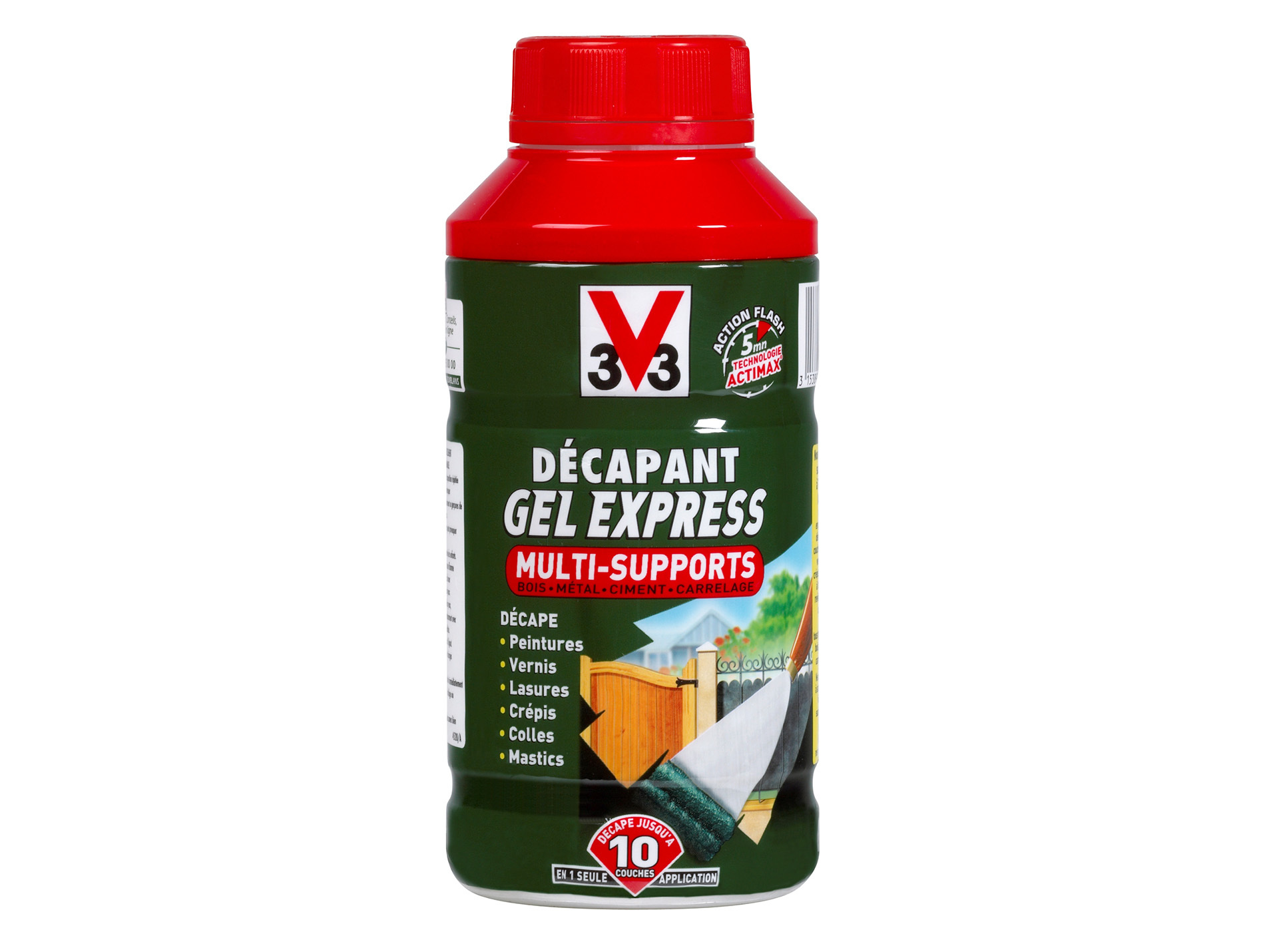 Décapant tous supports V33 GELexpress 500ml