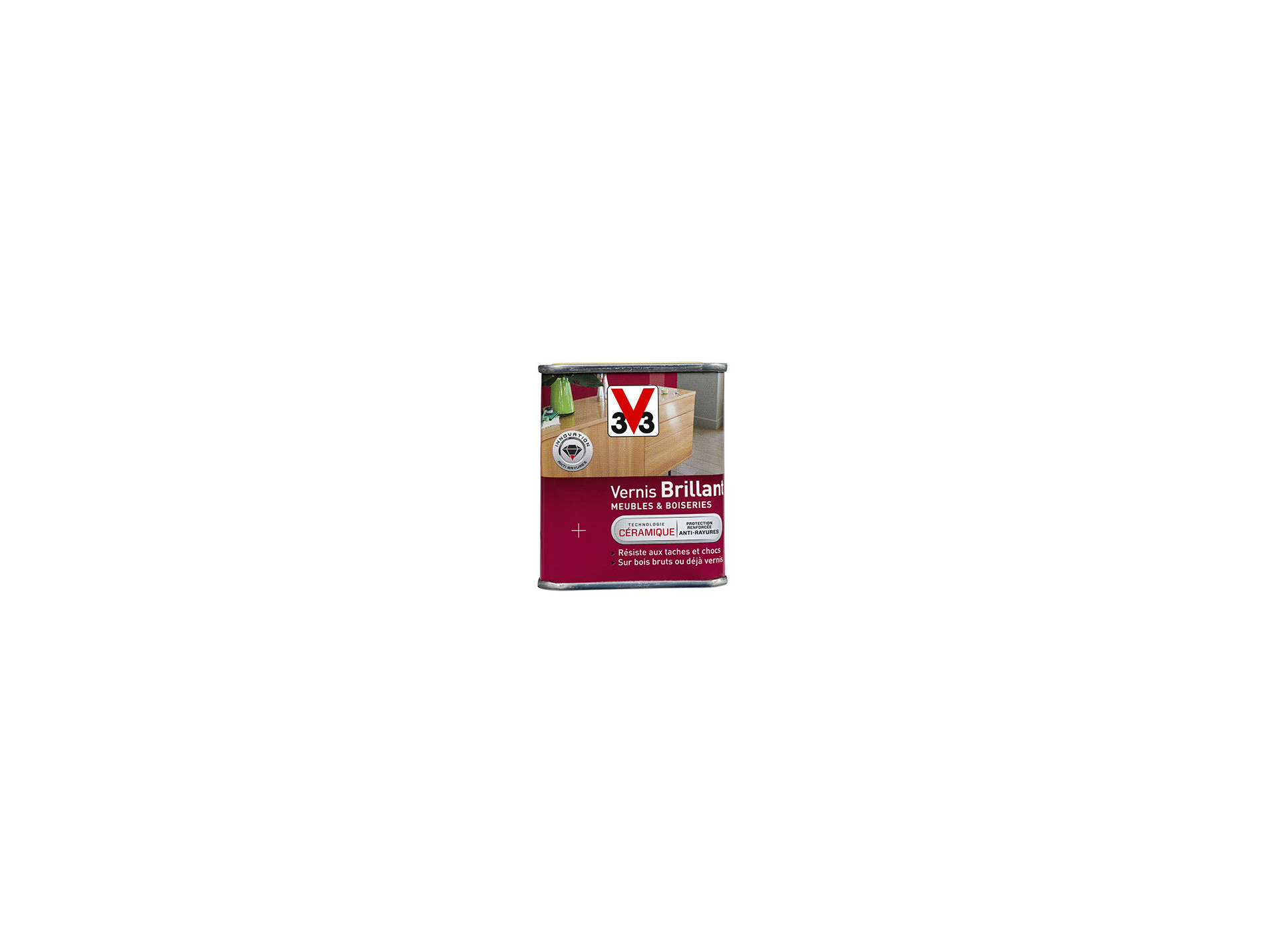 Vernis V33 Flix&Flex Chêne moyen satin ciré 500ml