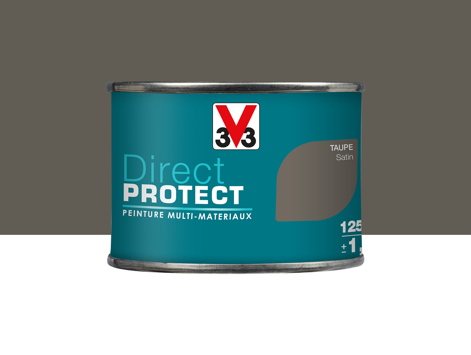 Peinture ext V33 Direct Protect Satiné Taupe 125ml