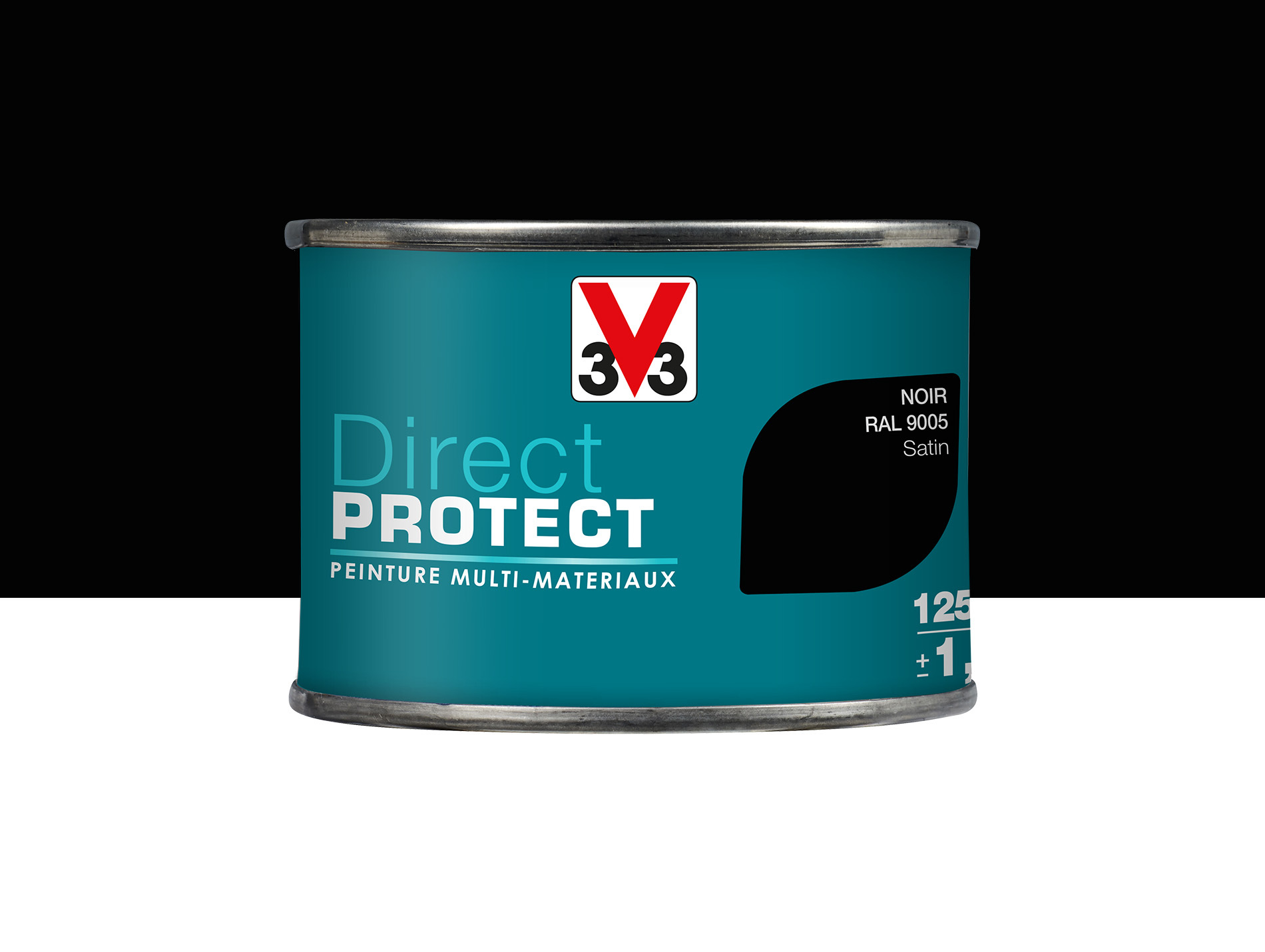 Peinture ext V33 Direct Protect Satiné Noir 125ml