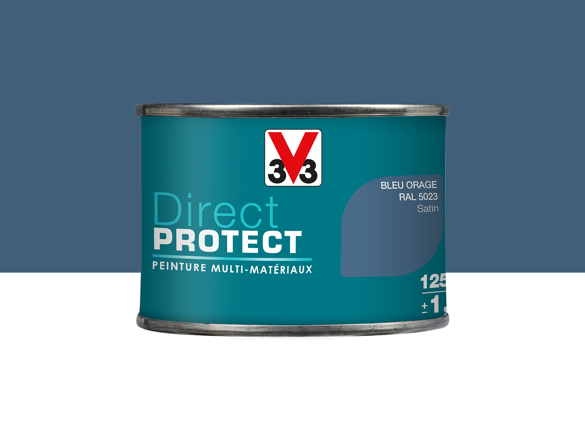 Peinture ext V33 Direct Protect Satiné Bleu Orage 125ml