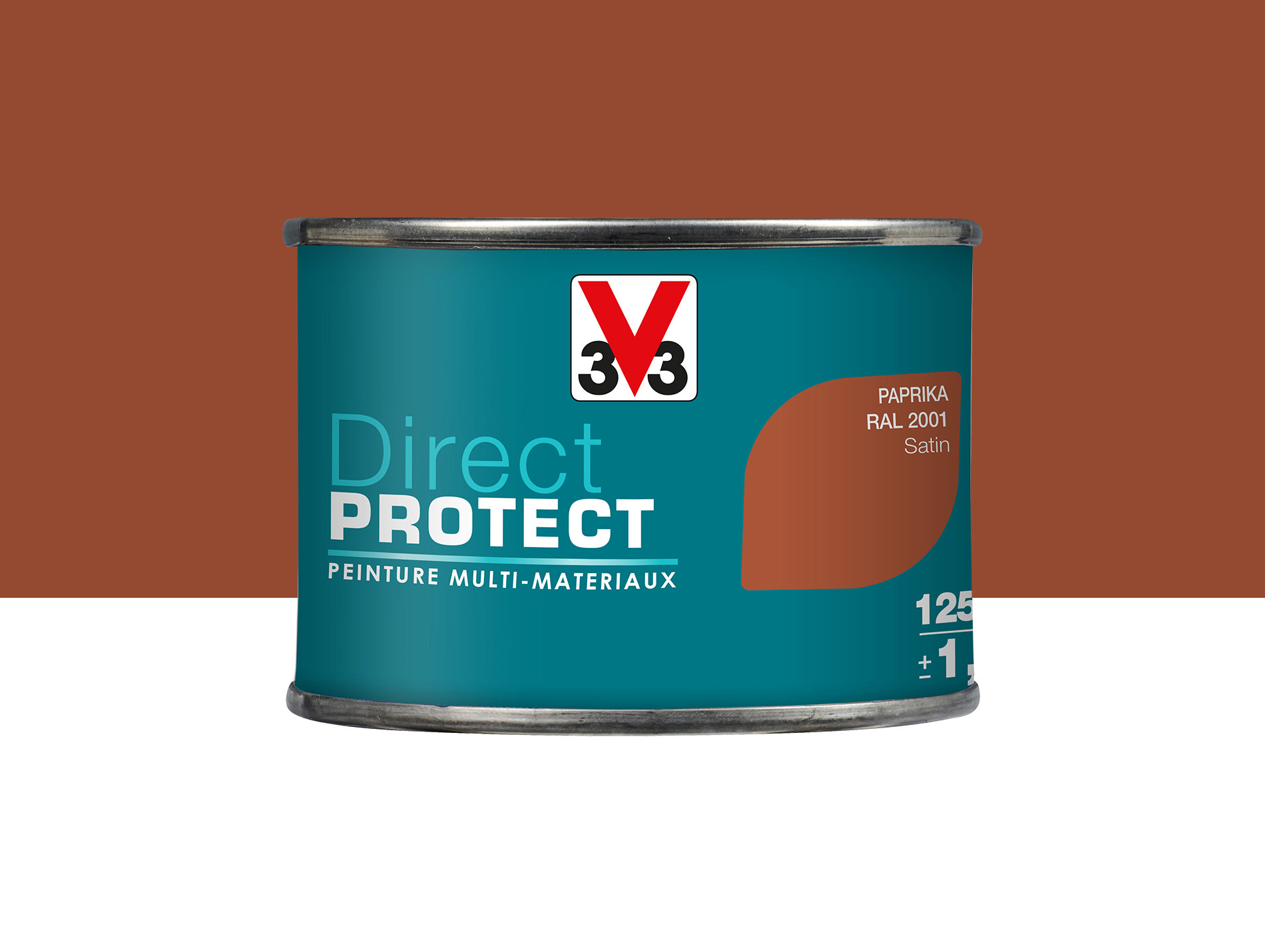 Peinture ext V33 Direct Protect Satiné Paprika 125ml