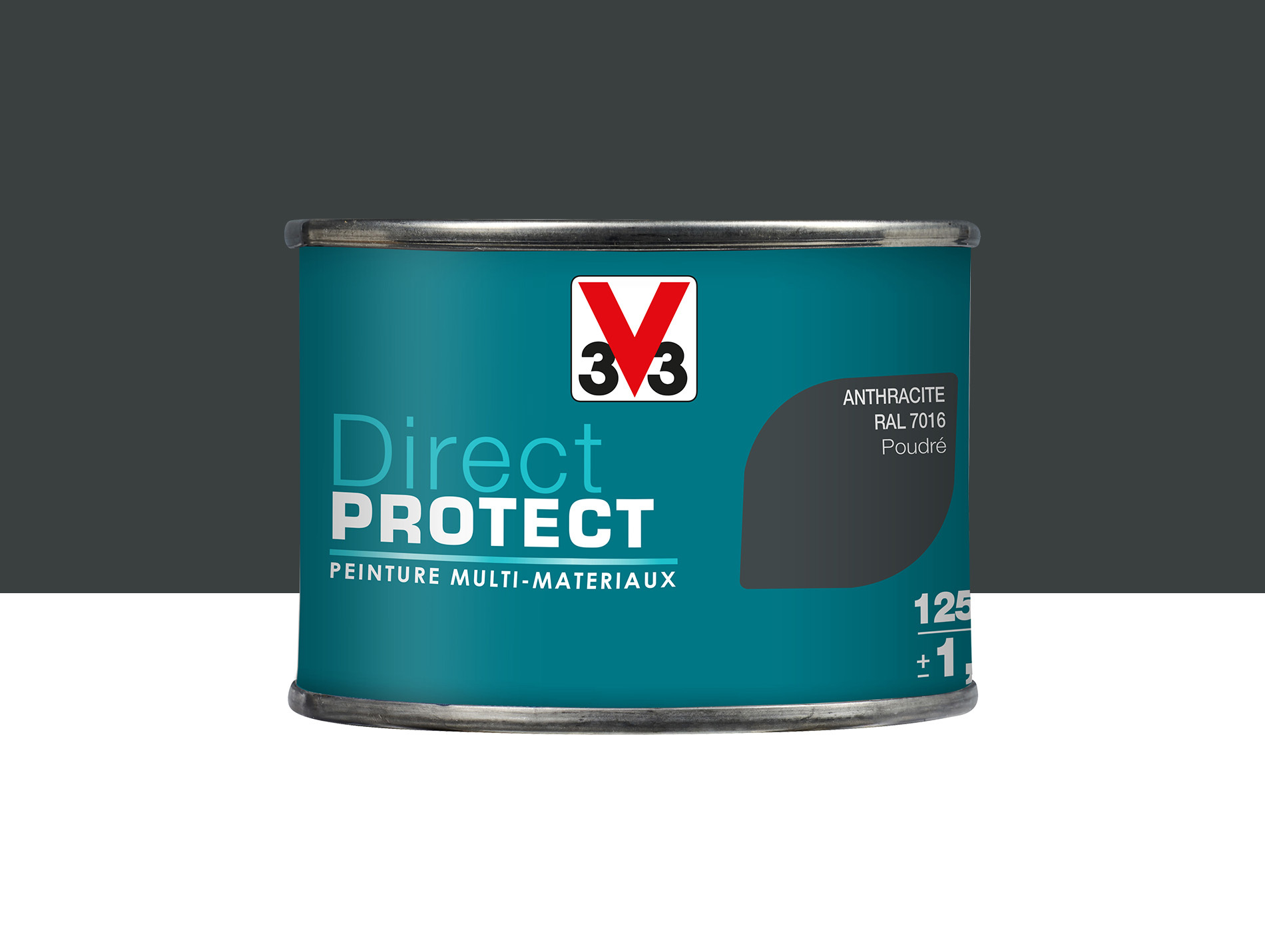 Peinture ext V33 Direct Protect Poudré Anthracite 125ml