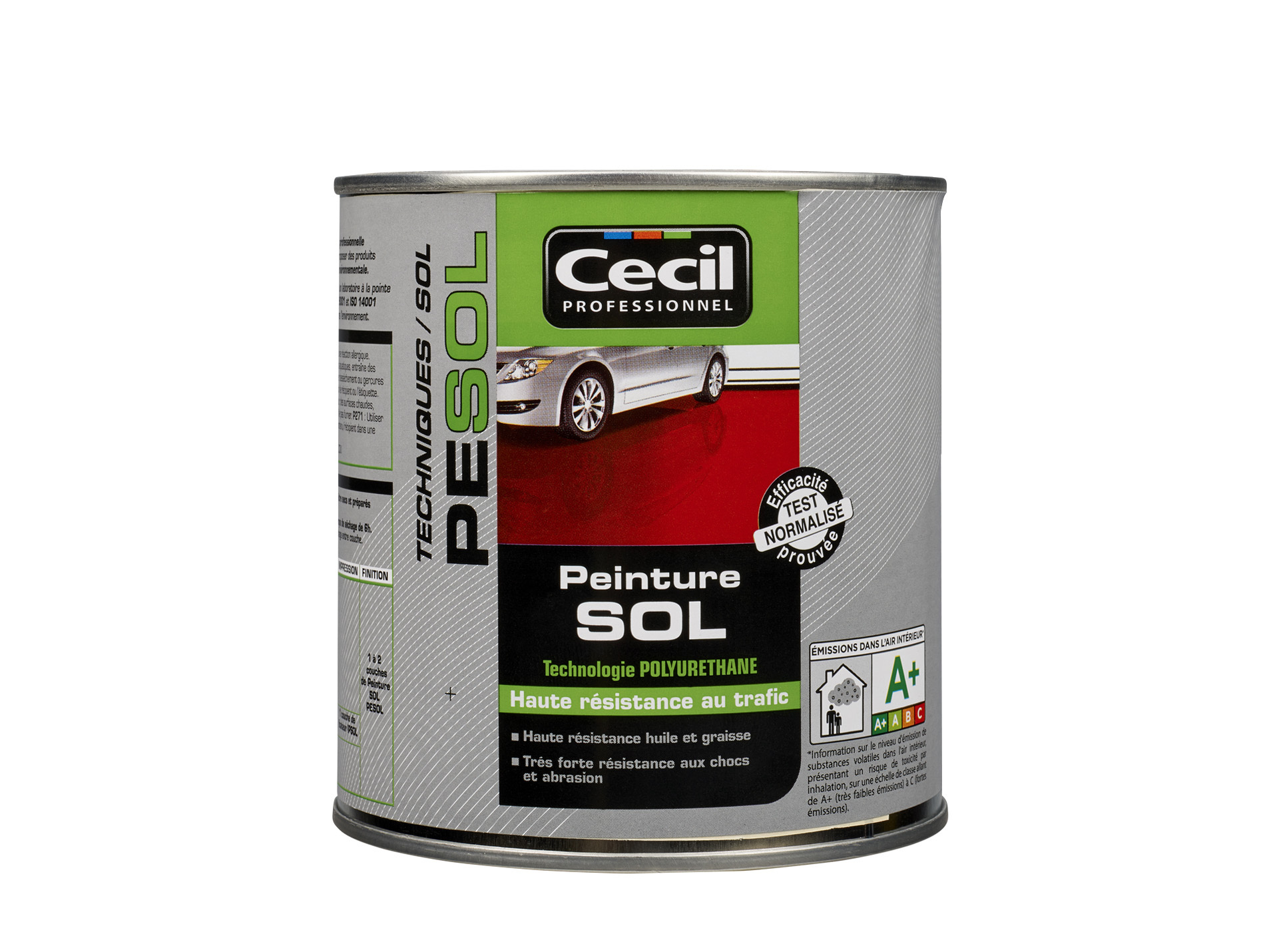 Peinture exterieure sol CECILPRO  Blanc 0,5L